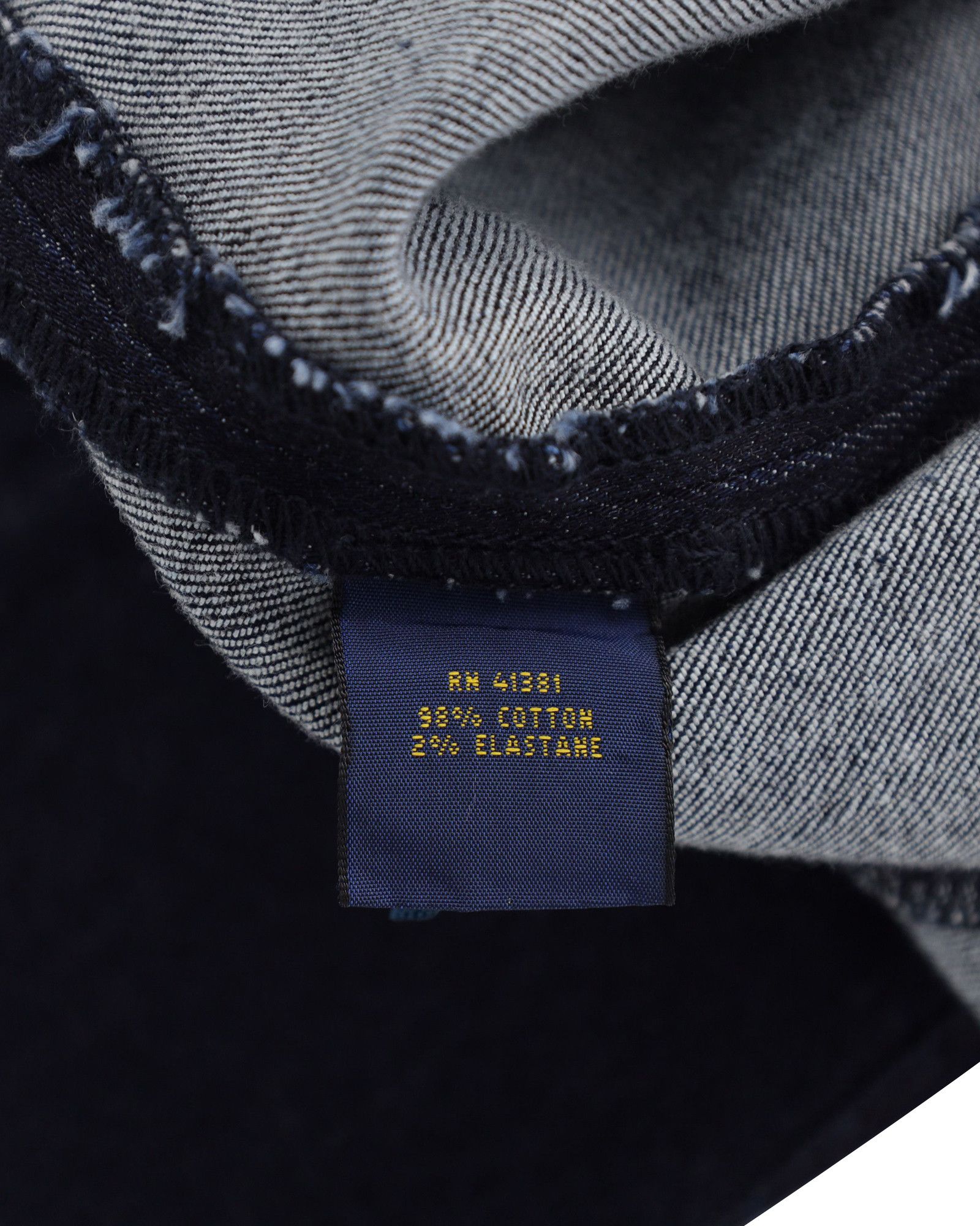 Polo Ralph Lauren Polo Ralph Lauren Denim Pencil Skirt in Blue Cotton Size 24" / US 00 / IT 34 - 5 Thumbnail
