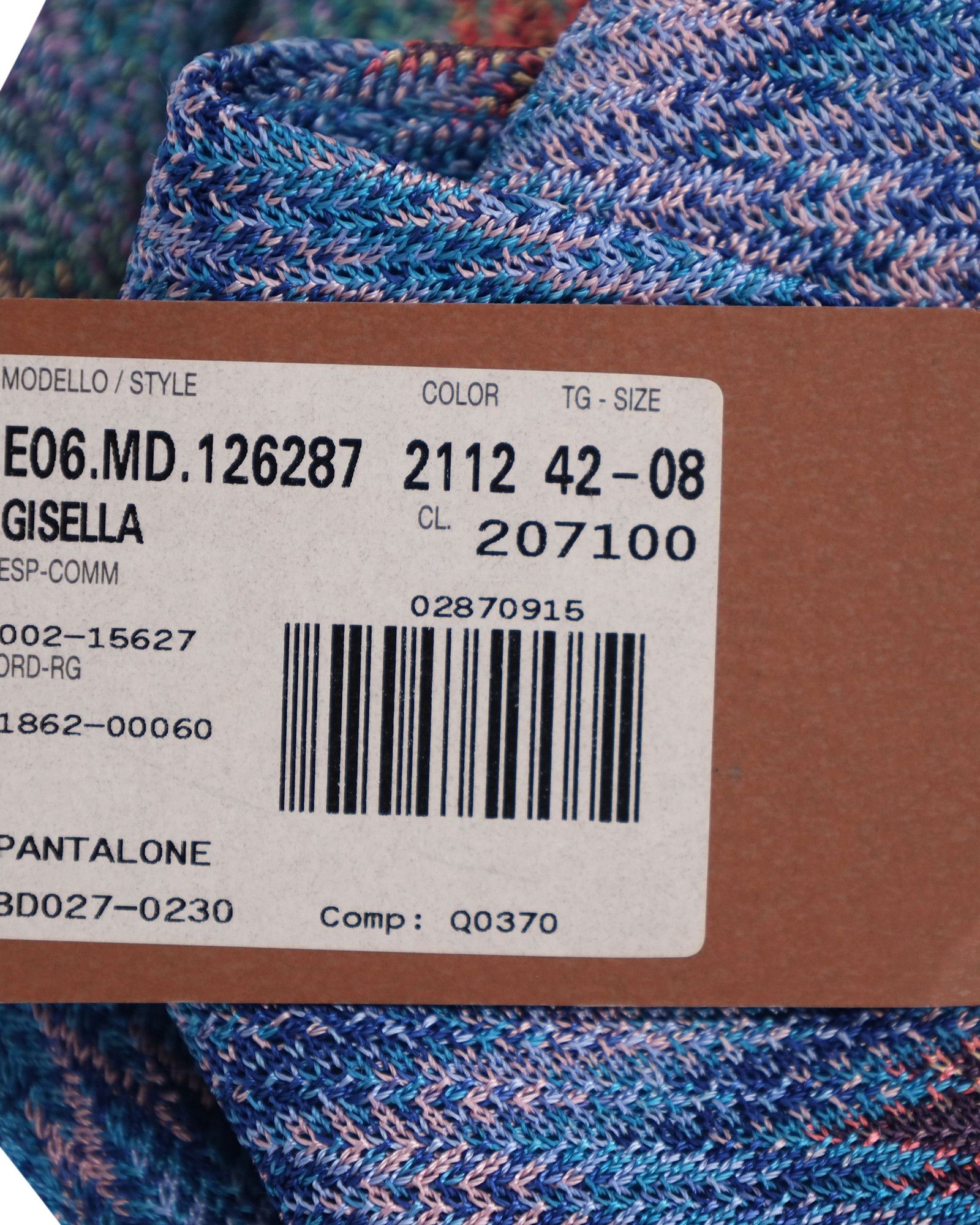 Missoni Missoni Zig Zag Culottes in Multicolor Rayon Size 28" / US 6 / IT 42 - 6 Thumbnail