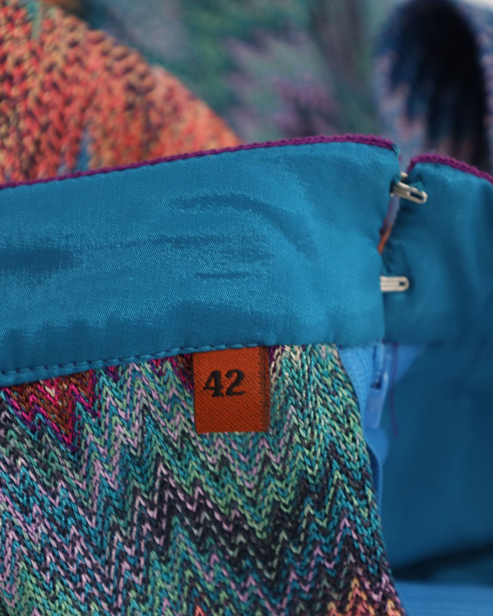 Missoni Missoni Zig Zag Culottes in Multicolor Rayon Size 28" / US 6 / IT 42 - 4 Thumbnail