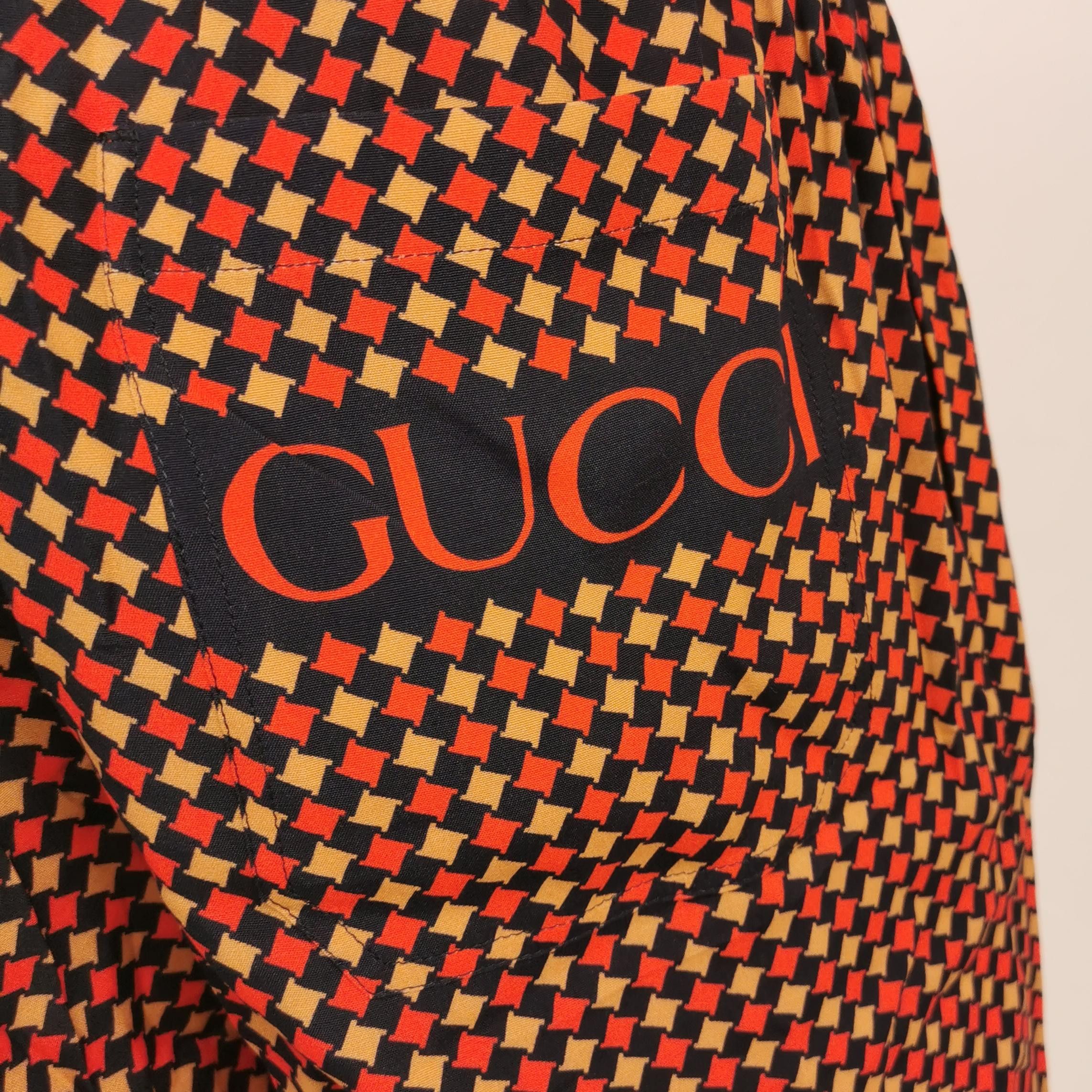 Gucci Gucci Geometric Pattern Viscose Shorts Size 46 Size US 30 / EU 46 - 3 Thumbnail
