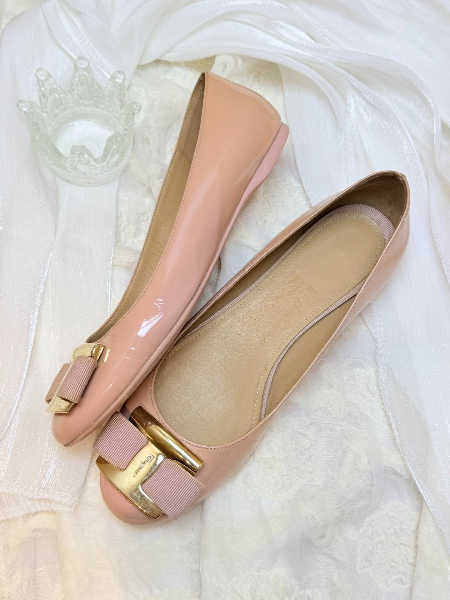 Salvatore Ferragamo Salvatore Ferragamo Patent Pink Lowtop Sneakers us_6 Women Size US 6 / IT 36 - 2 Thumbnail