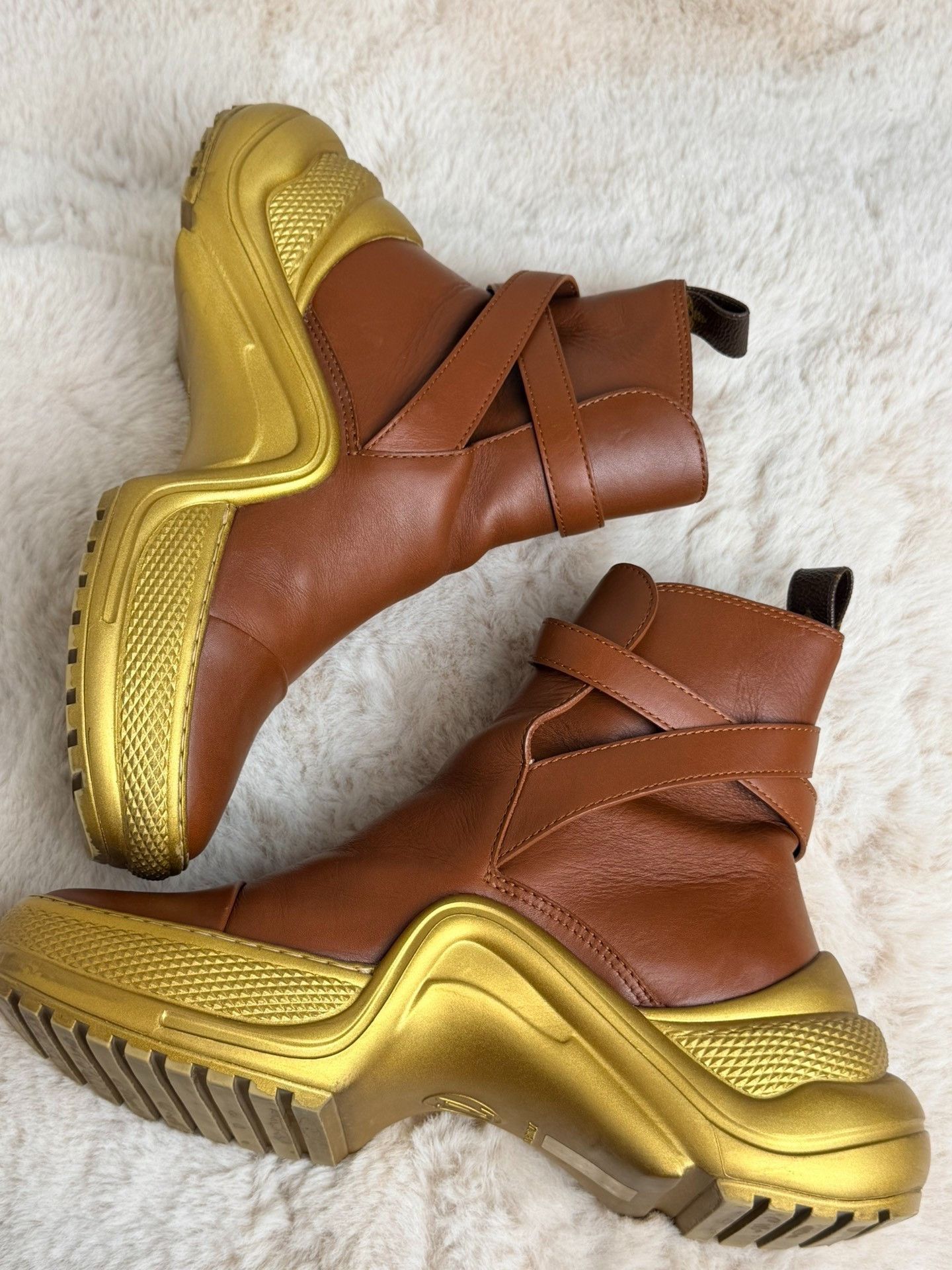 Louis Vuitton Louis Vuitton Brown Boots us_5-5 Women Size US 5.5 / IT 35.5 - 4 Thumbnail