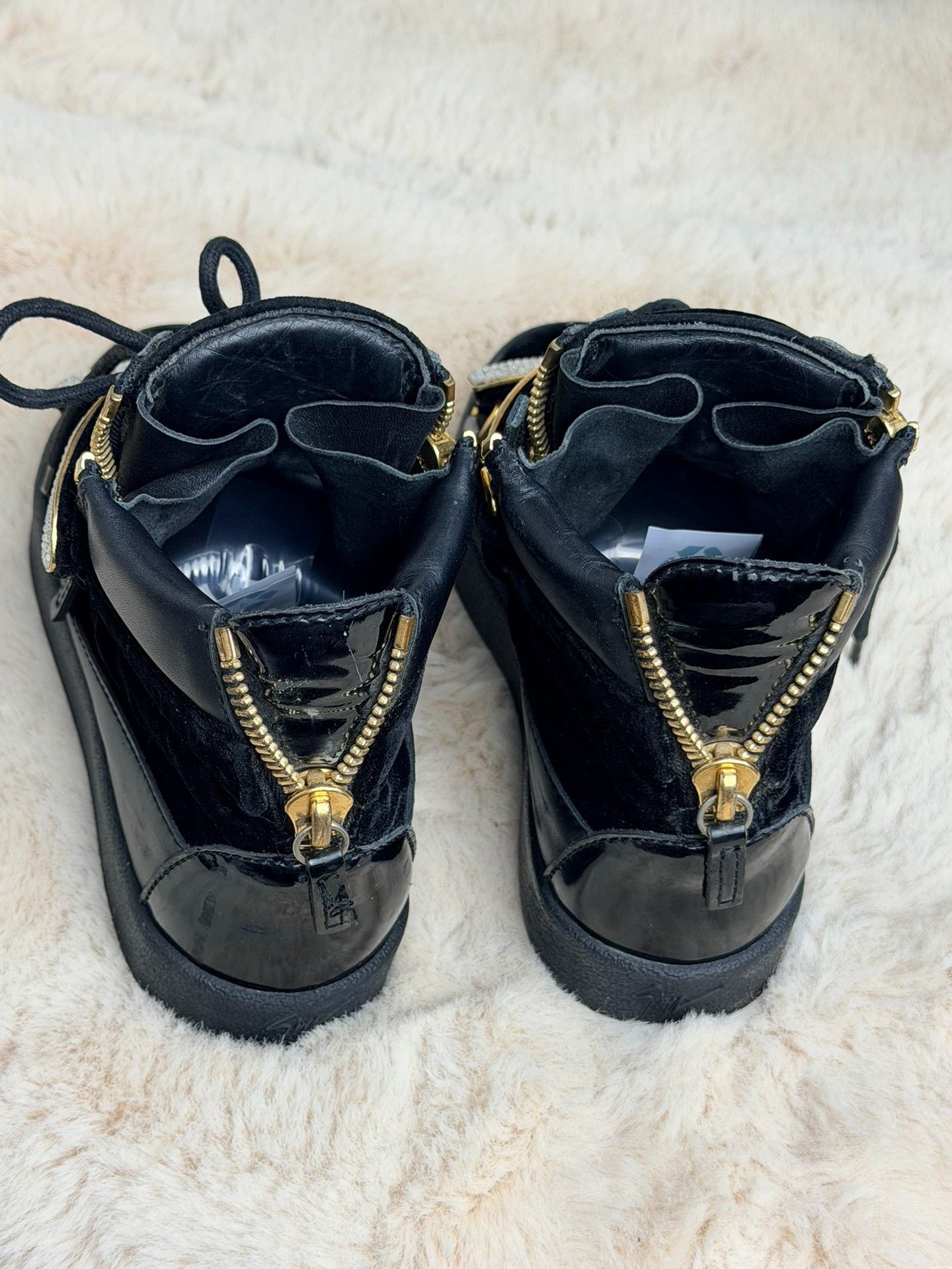 Giuseppe Zanotti Giuseppe Zanotti Black Hitop Sneakers us_5 Women Size US 5 / IT 35 - 4 Thumbnail