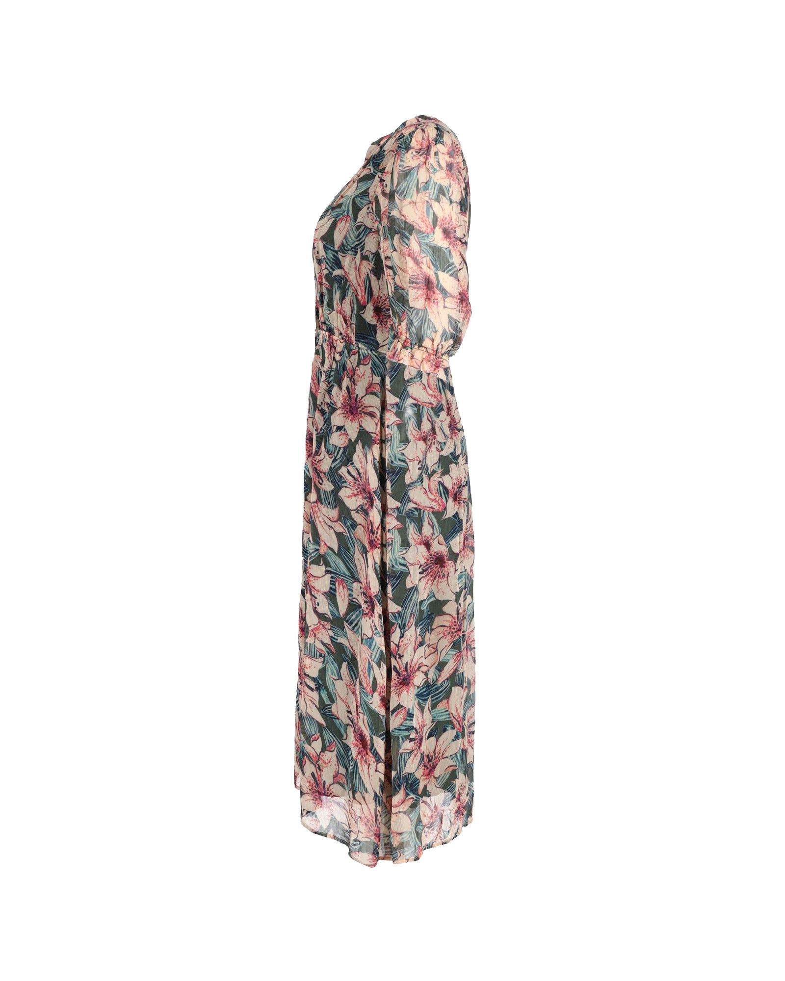 ba&sh Ba&Sh Betty Midi Dress in Floral Print Viscose Size S / US 4 / IT 40 - 2 Thumbnail