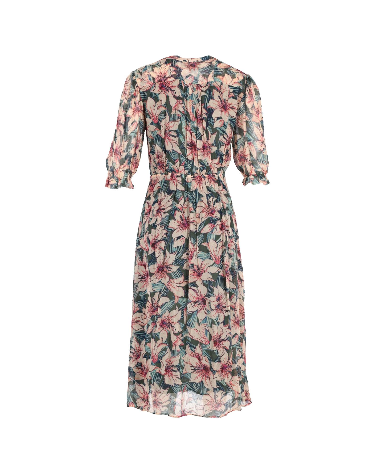 ba&sh Ba&Sh Betty Midi Dress in Floral Print Viscose Size S / US 4 / IT 40 - 3 Thumbnail