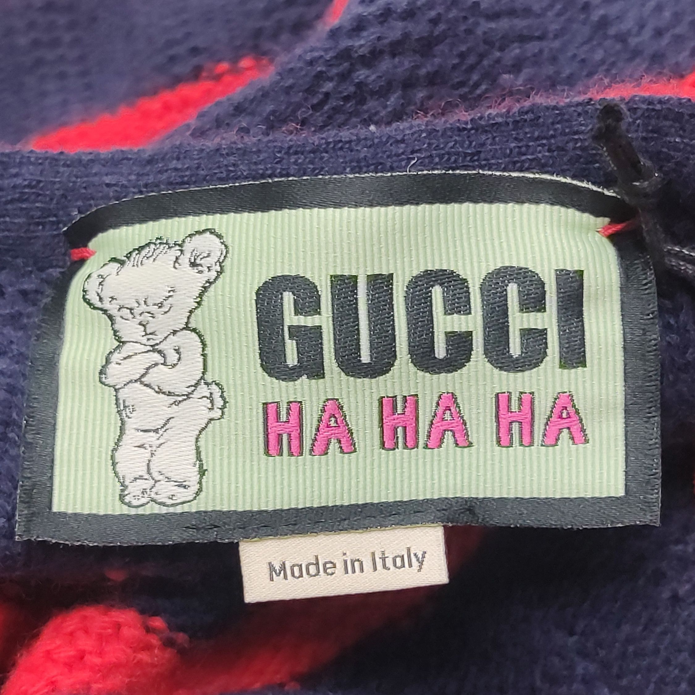 Gucci Gucci HA HA HA Striped Wool Sweater Size M Size US M / EU 48-50 / 2 - 5 Thumbnail