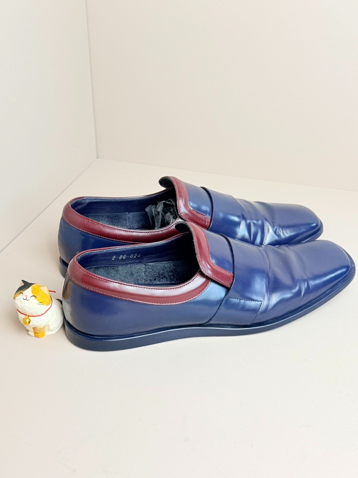 Prada Prada Patchwork Blue Lowtop Sneakers 8 Men Size US 8 / EU 41 - 2 Thumbnail