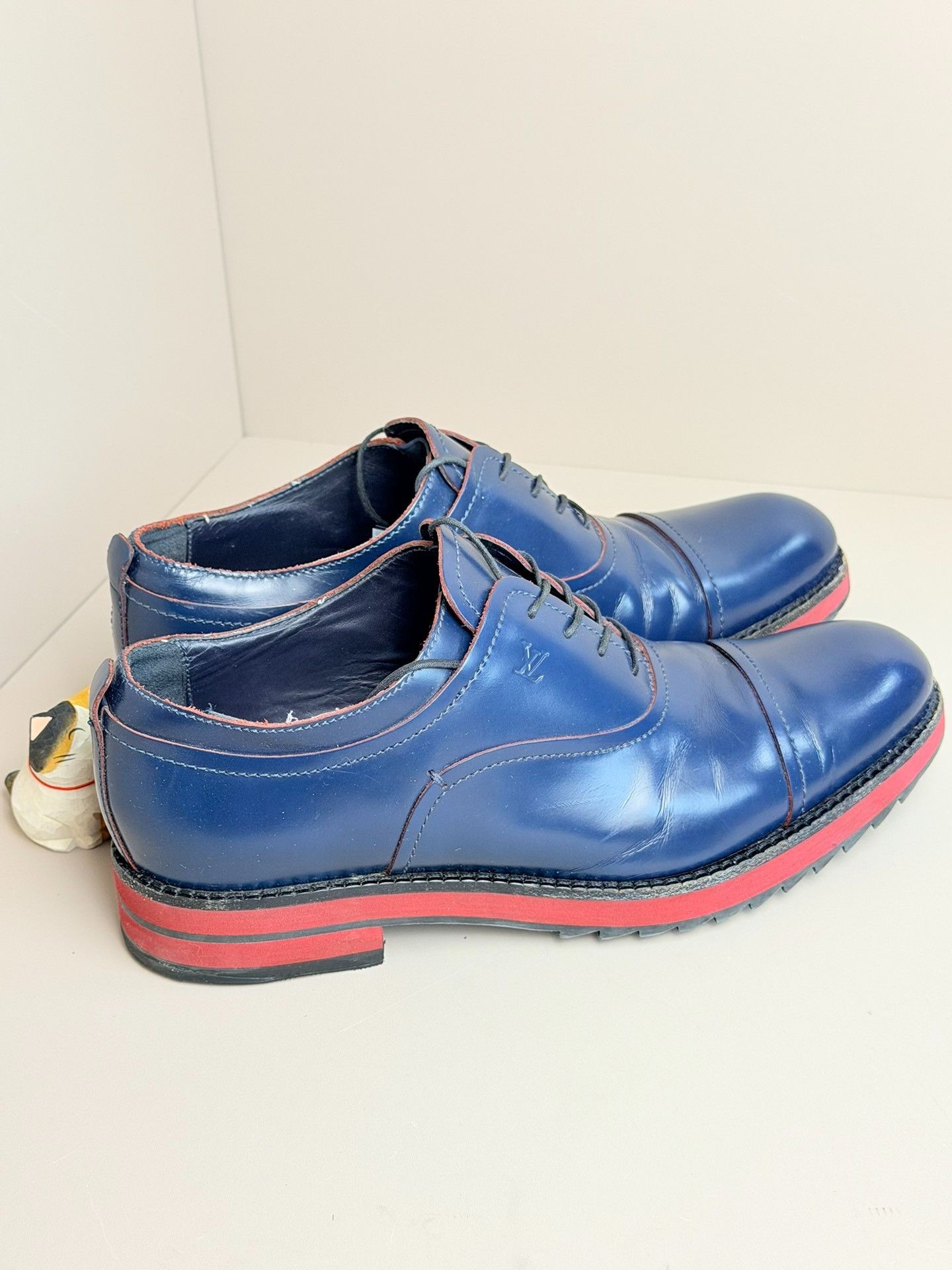 Louis Vuitton Louis Vuitton Blue Lowtop Sneakers 8 Men Size US 8 / EU 41 - 2 Thumbnail