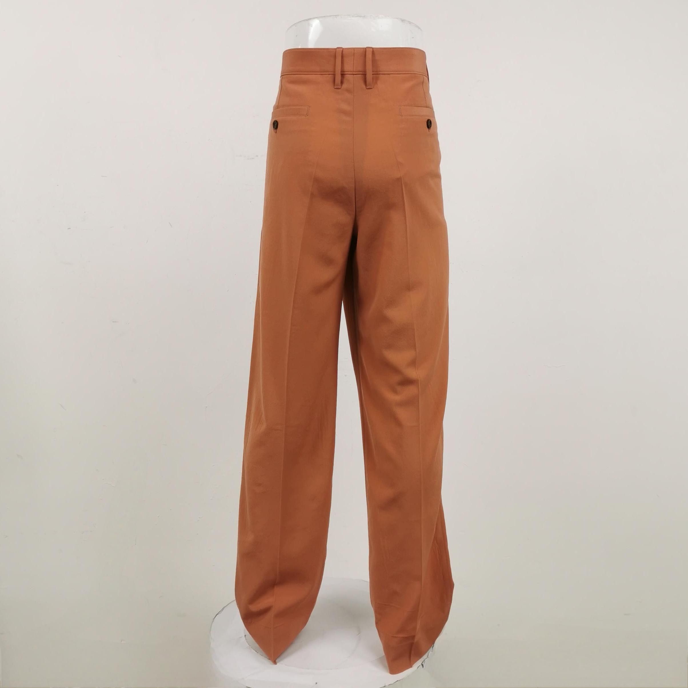 Gucci Gucci Orange Wool Trousers Size 50 Size US 34 / EU 50 - 2 Thumbnail