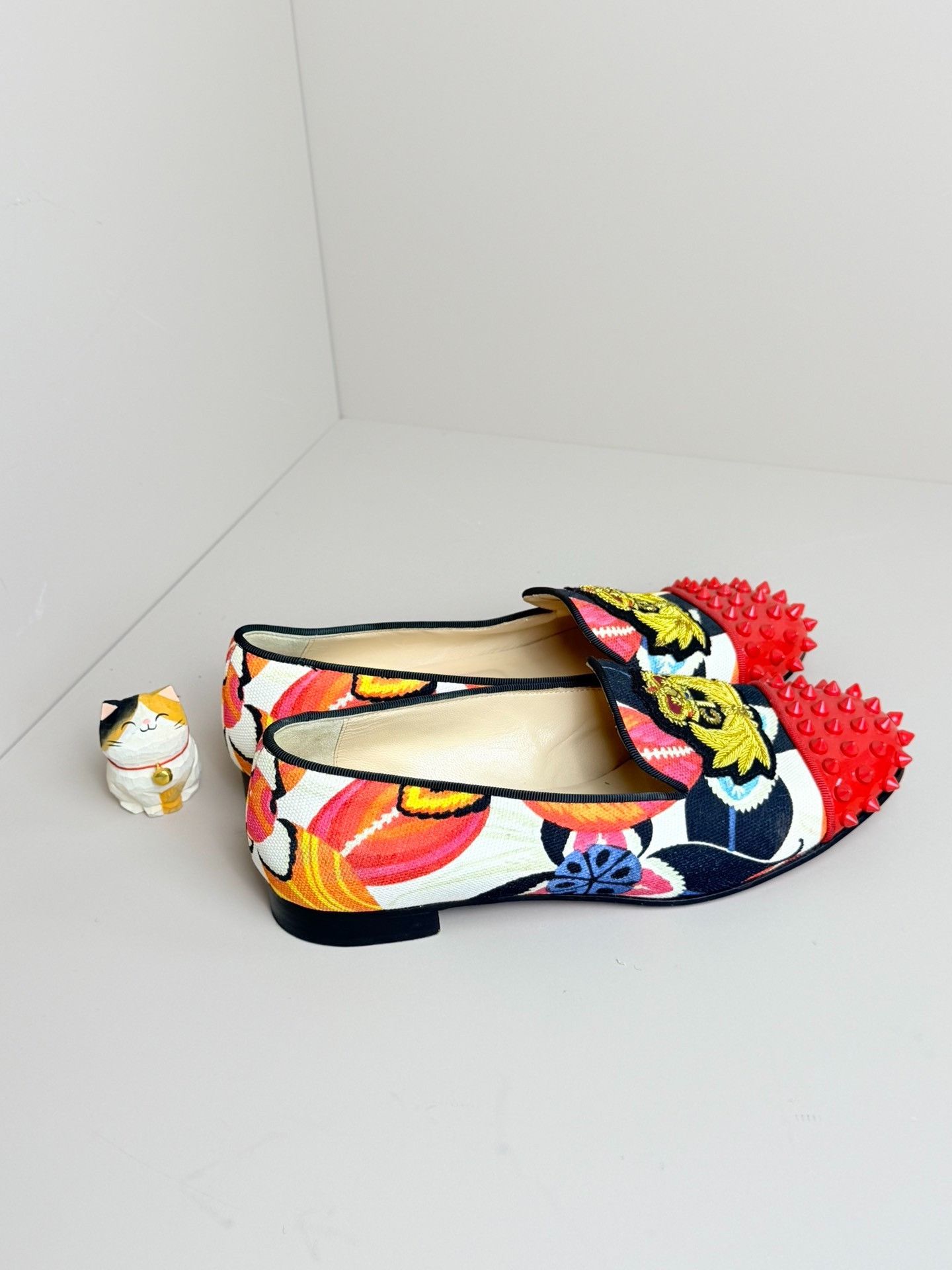 Christian Louboutin Christian Louboutin Red Lowtop Sneakers us_8 Women Size US 8 / IT 38 - 3 Thumbnail