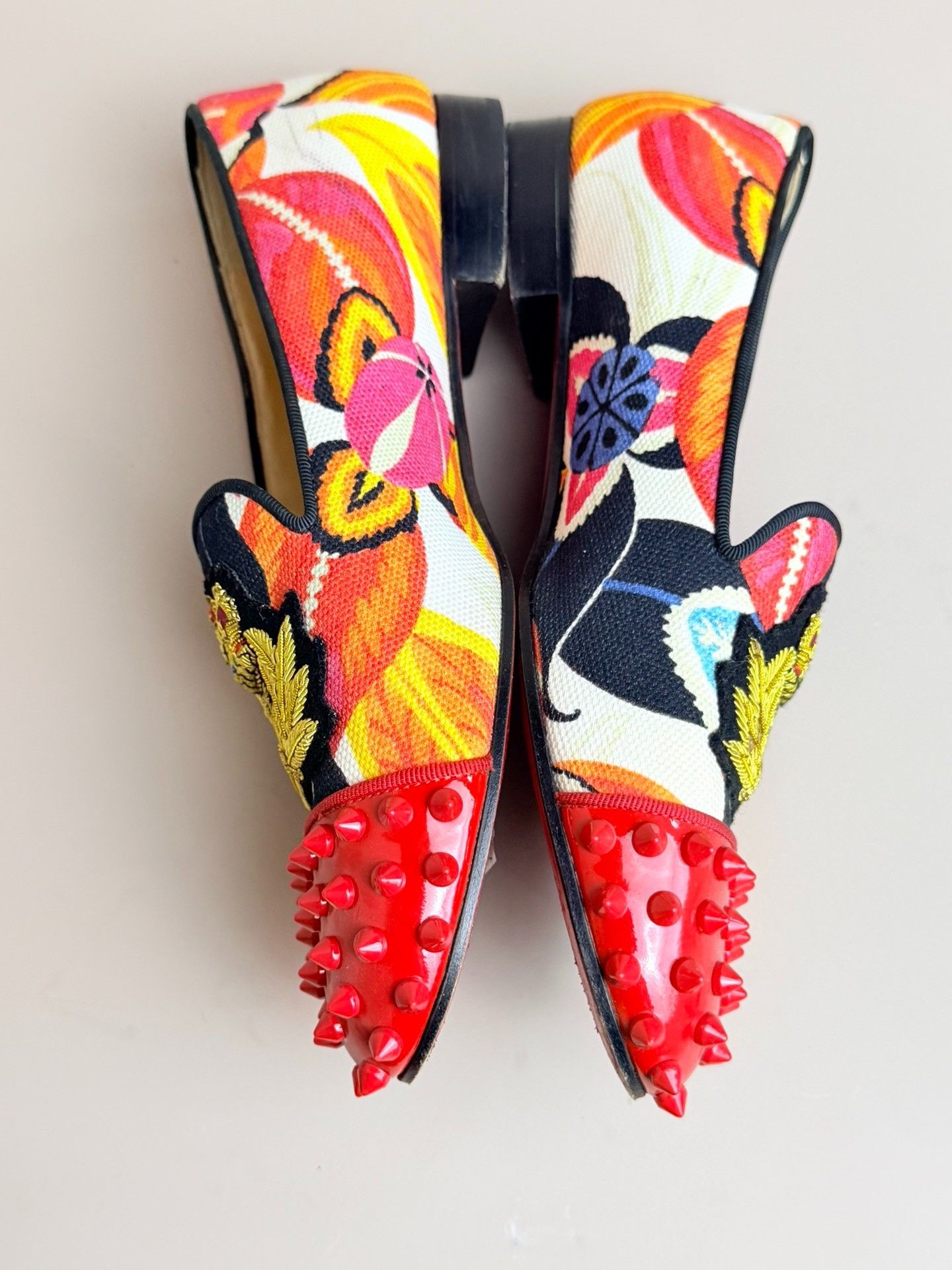 Christian Louboutin Christian Louboutin Red Lowtop Sneakers us_8 Women Size US 8 / IT 38 - 6 Thumbnail