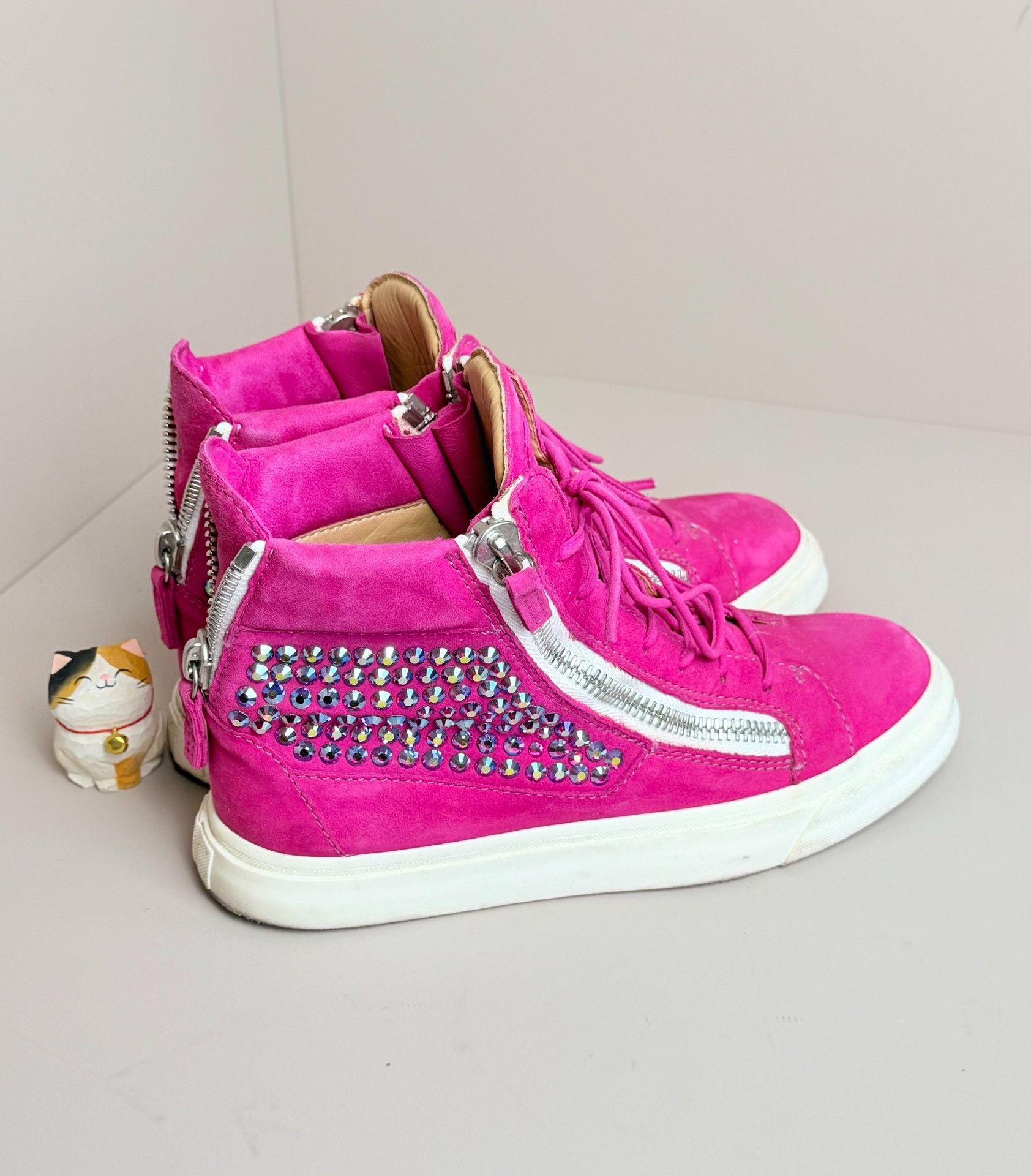 Giuseppe Zanotti Giuseppe Zanotti Multi Hitop Sneakers us_7 Women Size US 7 / IT 37 - 2 Thumbnail