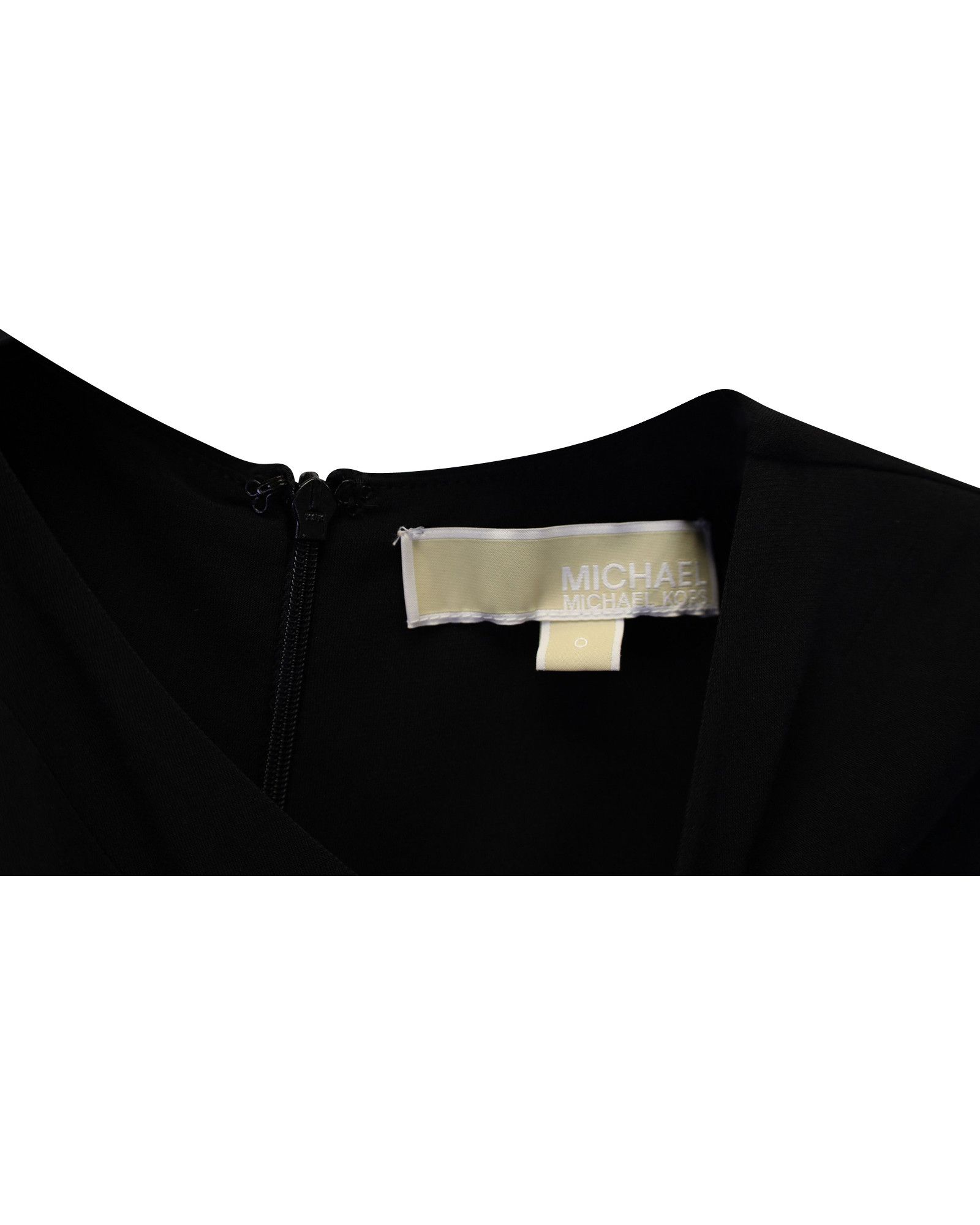 Michael Kors Michael Kors Mini Dress in Black Polyester Size XS / US 0-2 / IT 36-38 - 3 Thumbnail