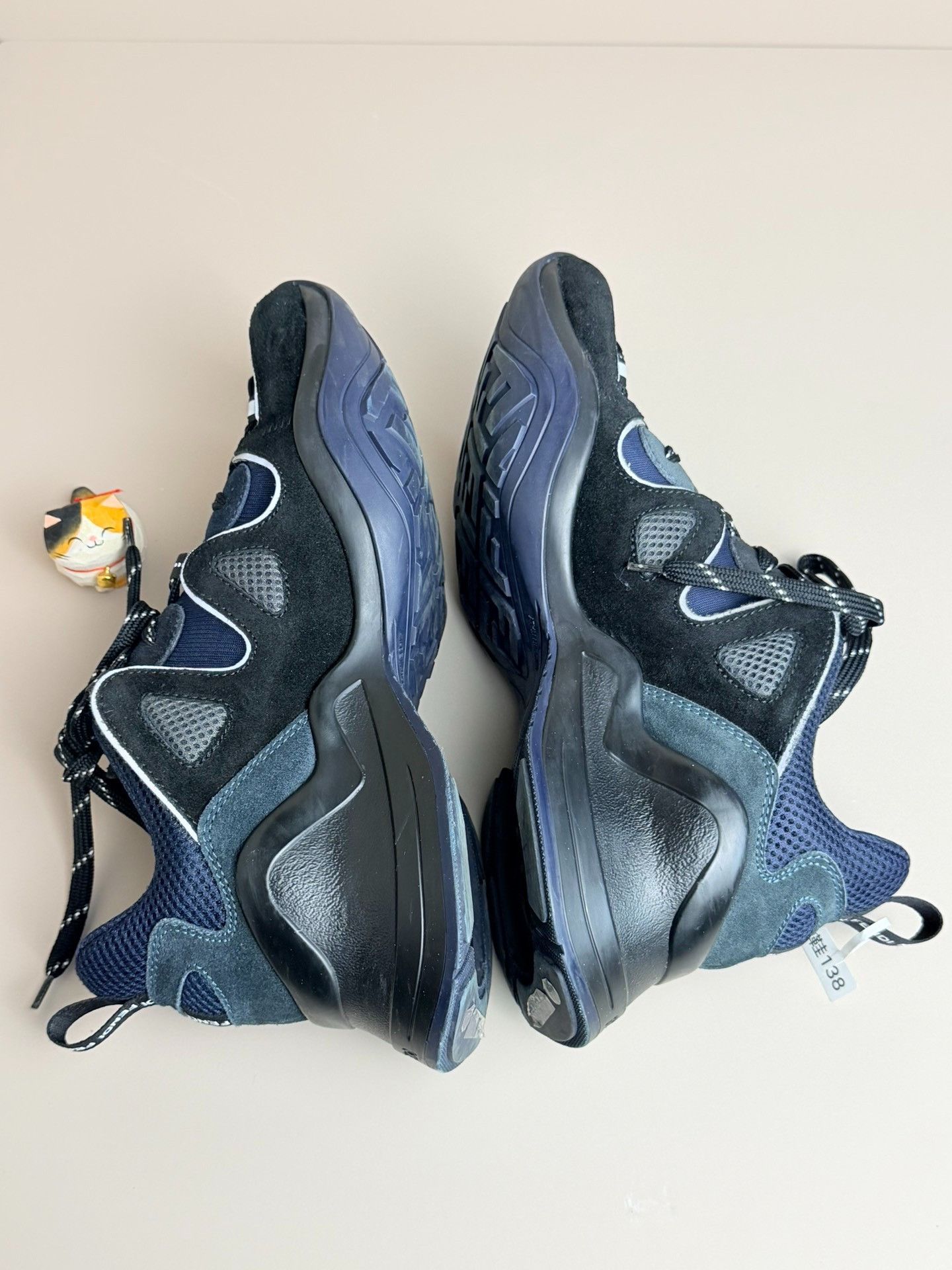 Fendi Fendi Hiking Blue Lowtop Sneakers 9 Men Size US 9 / EU 42 - 5 Thumbnail