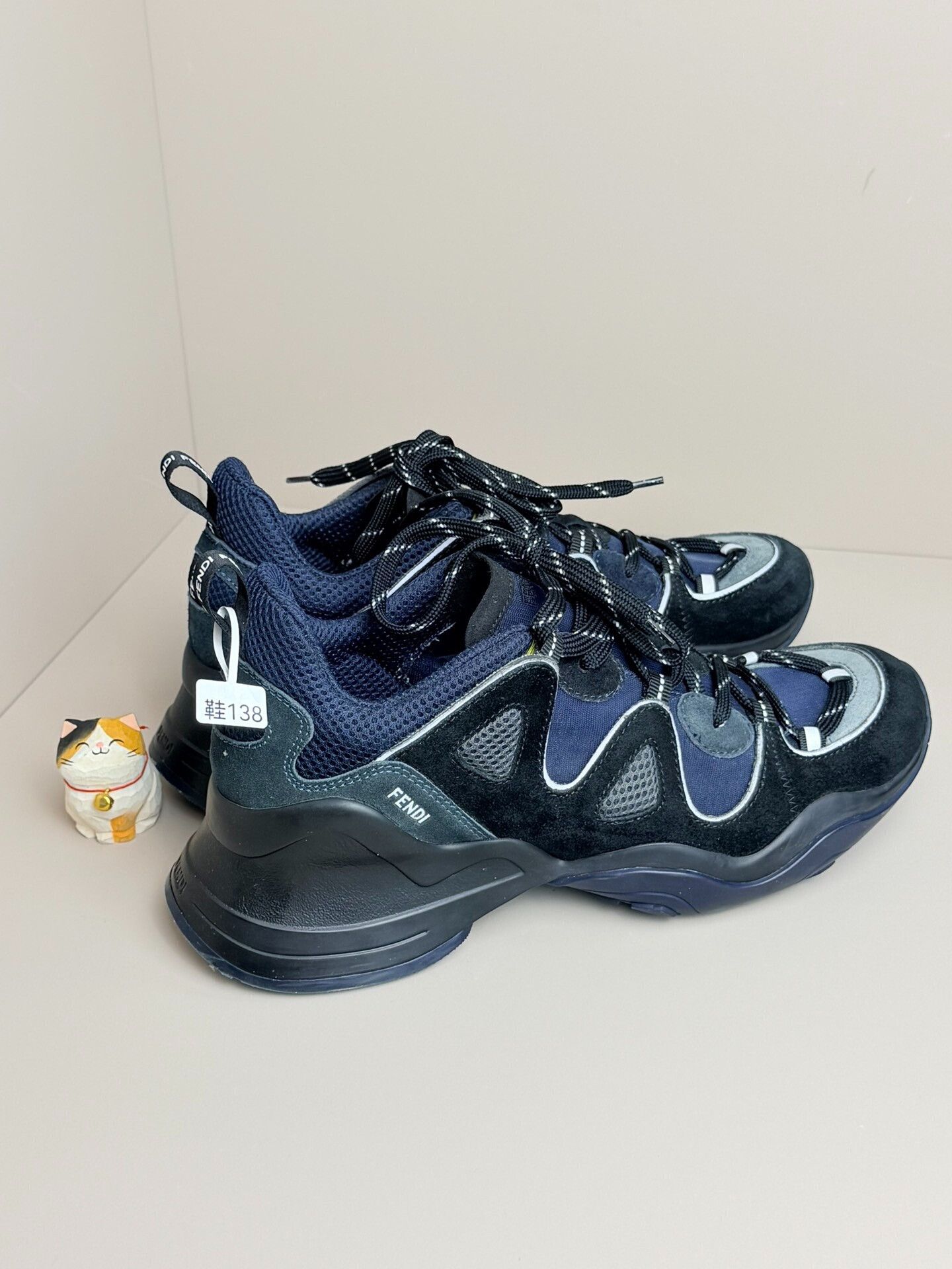 Fendi Fendi Hiking Blue Lowtop Sneakers 9 Men Size US 9 / EU 42 - 2 Thumbnail