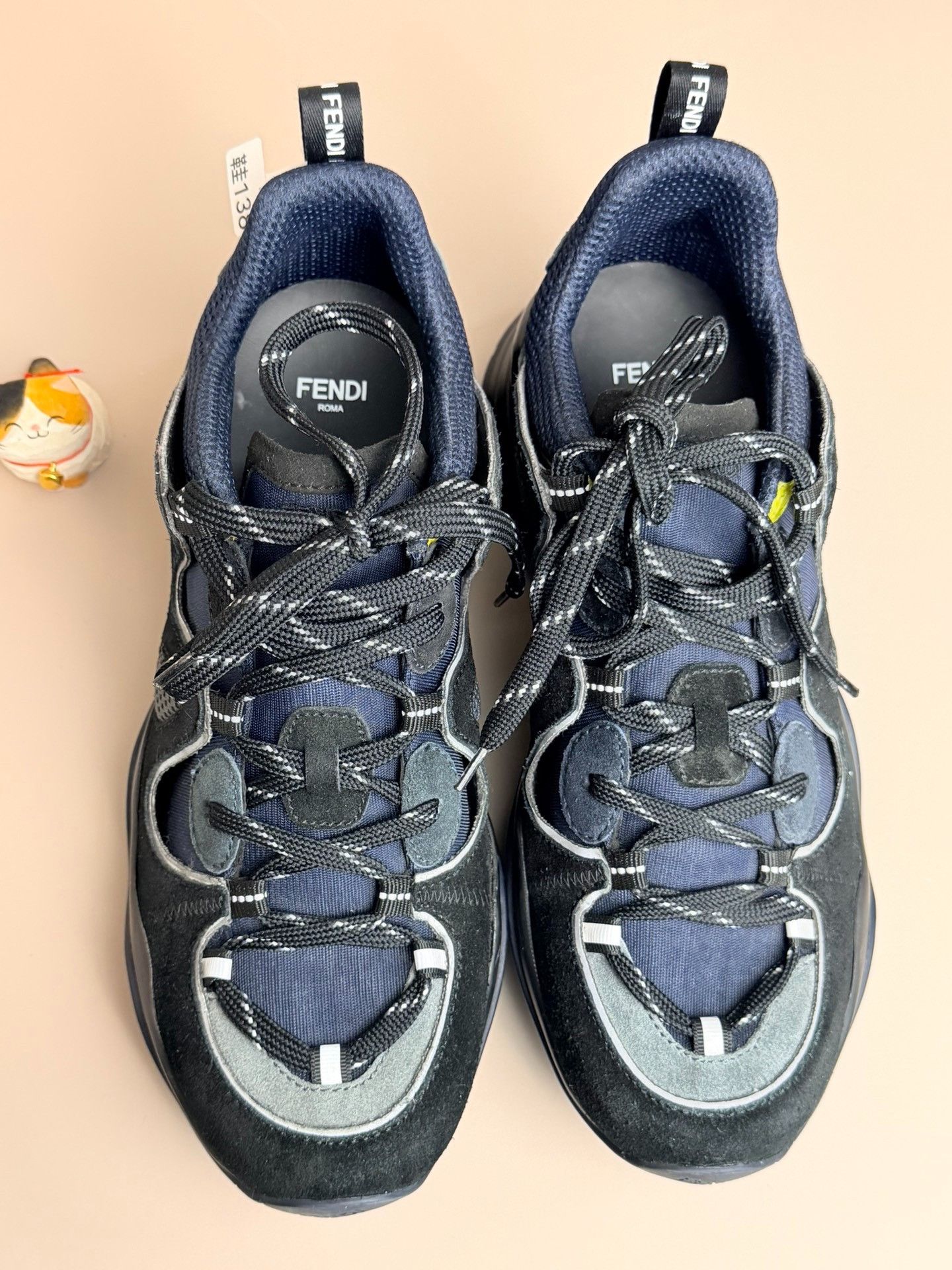 Fendi Fendi Hiking Blue Lowtop Sneakers 9 Men Size US 9 / EU 42 - 4 Thumbnail