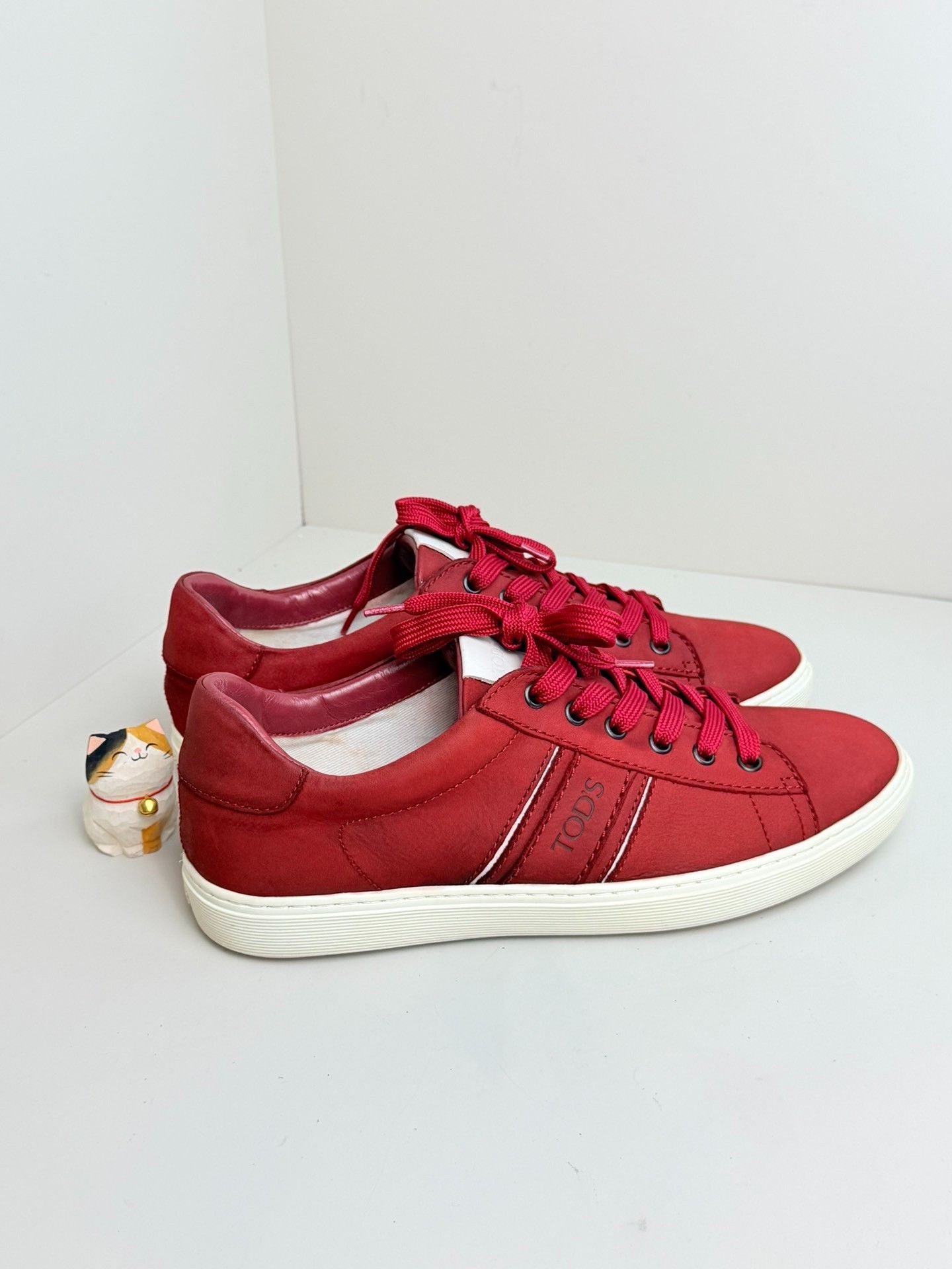 Tod's Tod's Casual Red Lowtop Sneakers 7 Men Size US 7 / EU 40 - 2 Thumbnail