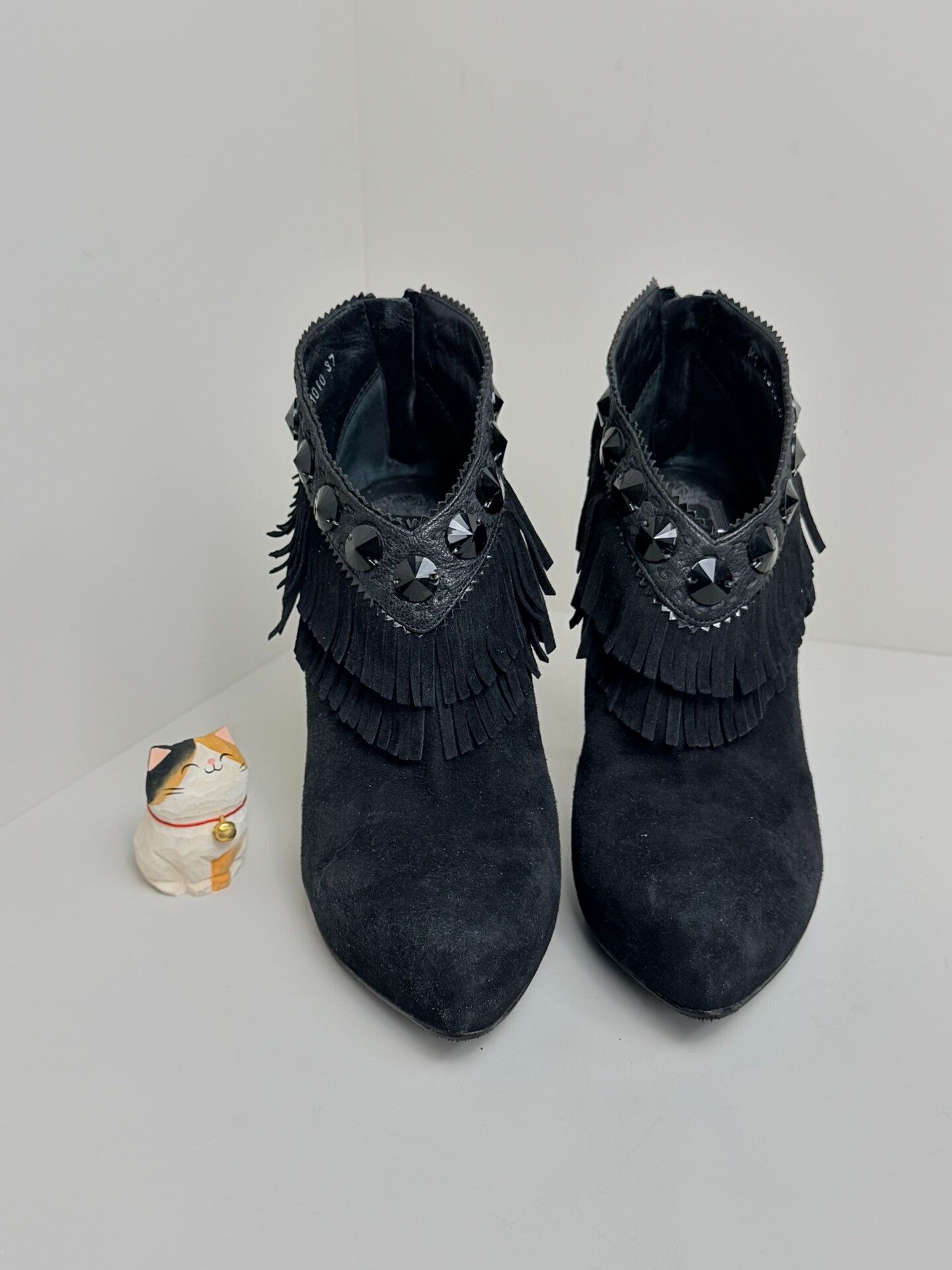 Dior Dior Suede Black Boots us_7 Women Size US 7 / IT 37 - 3 Thumbnail