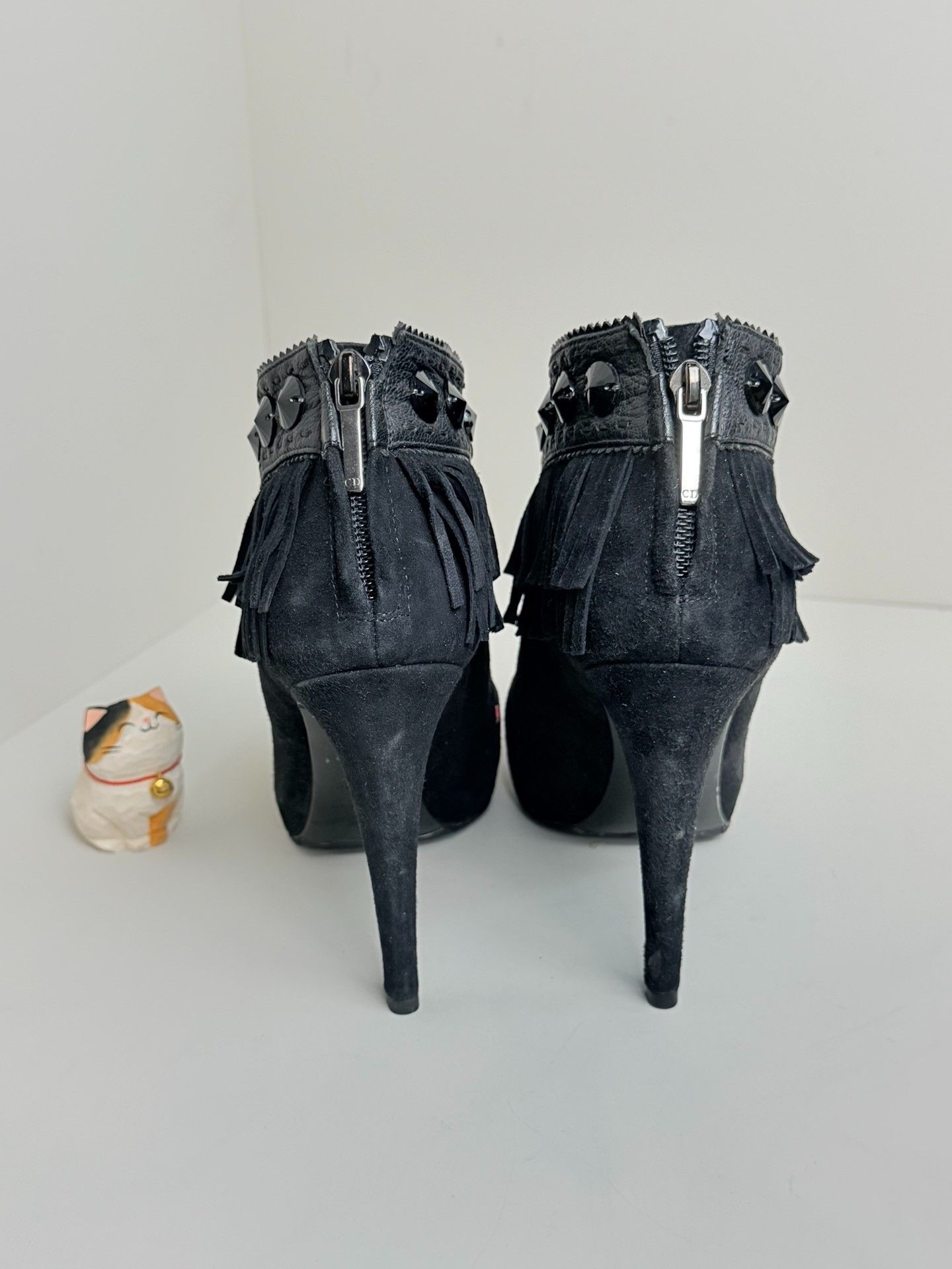 Dior Dior Suede Black Boots us_7 Women Size US 7 / IT 37 - 4 Thumbnail