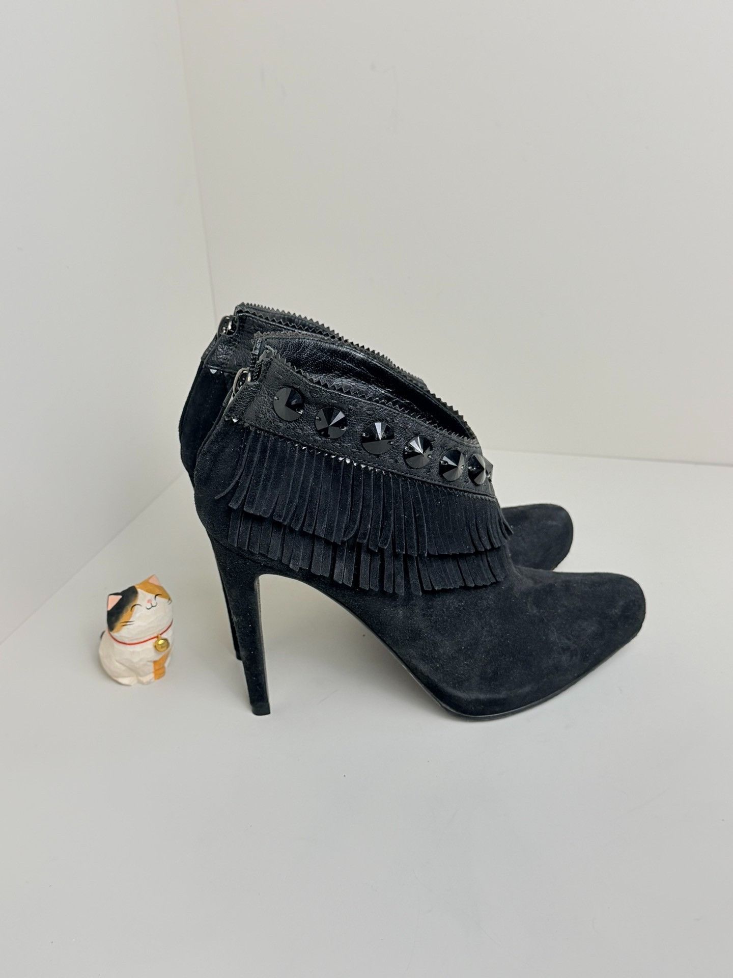 Dior Dior Suede Black Boots us_7 Women Size US 7 / IT 37 - 2 Thumbnail