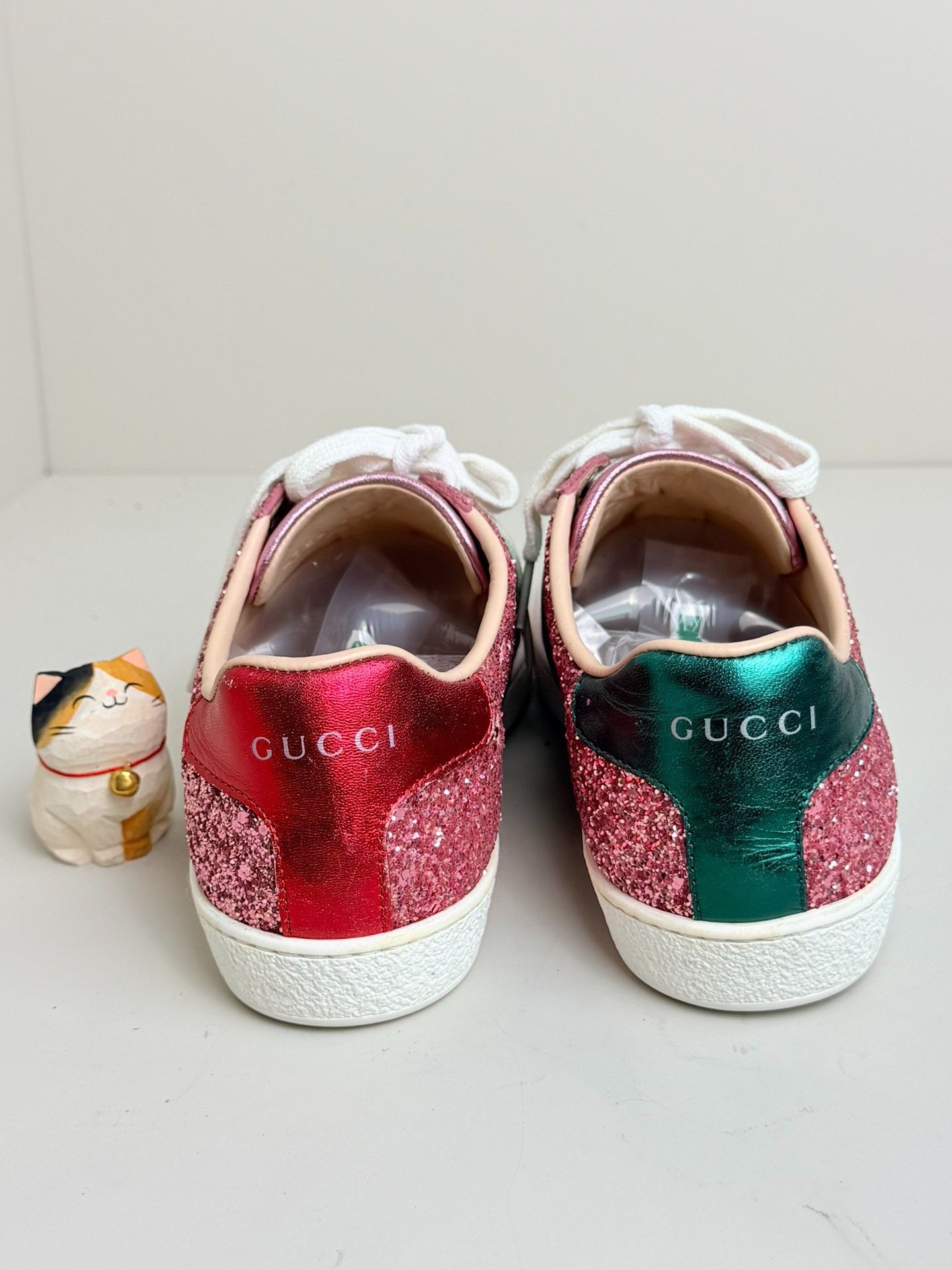 Gucci Gucci Red Lowtop Sneakers us_6 Women Size US 6 / IT 36 - 4 Thumbnail