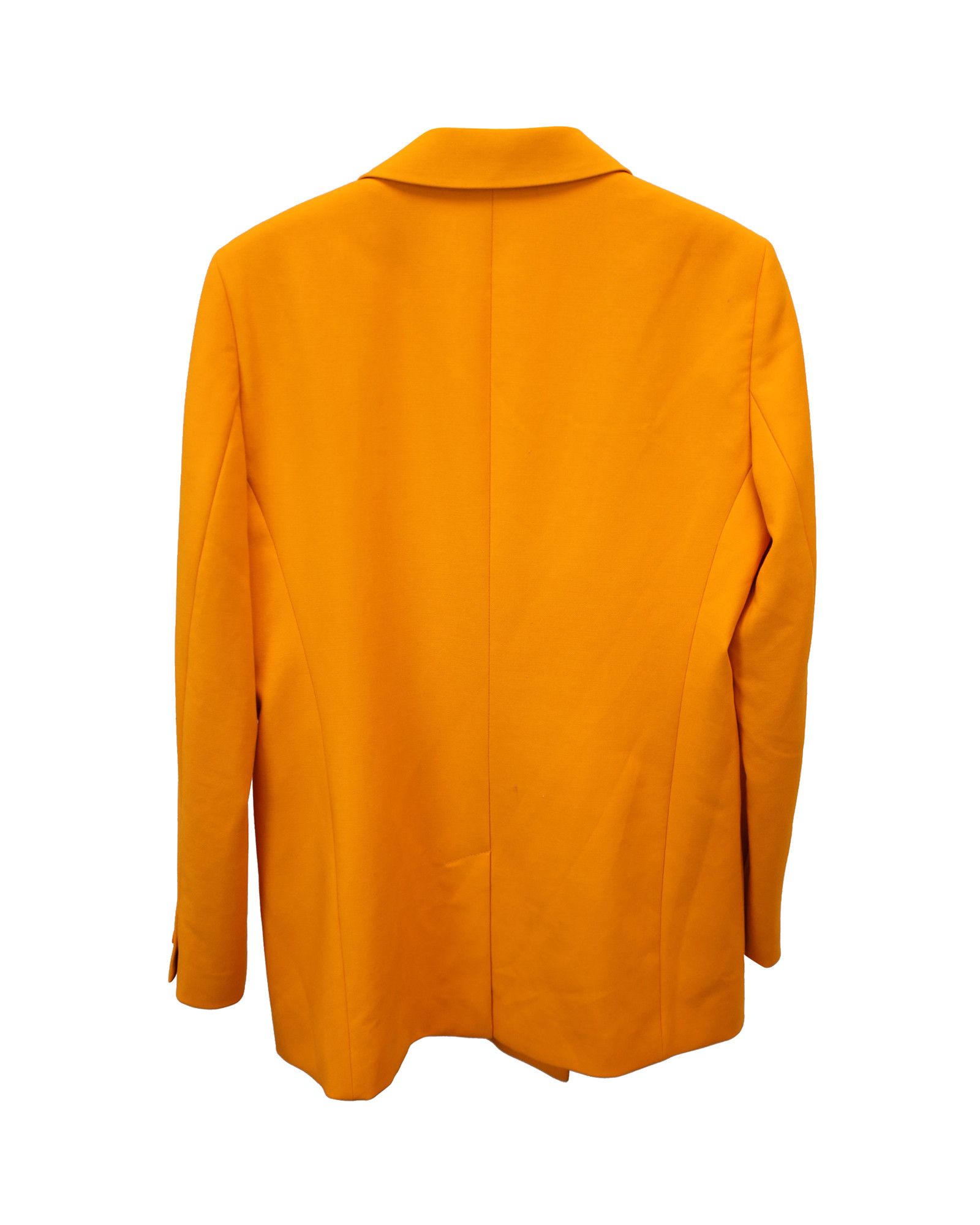 Hugo Boss Hugo Boss Double-Breasted Blazer in Orange Polyester Size S / US 4 / IT 40 - 2 Thumbnail