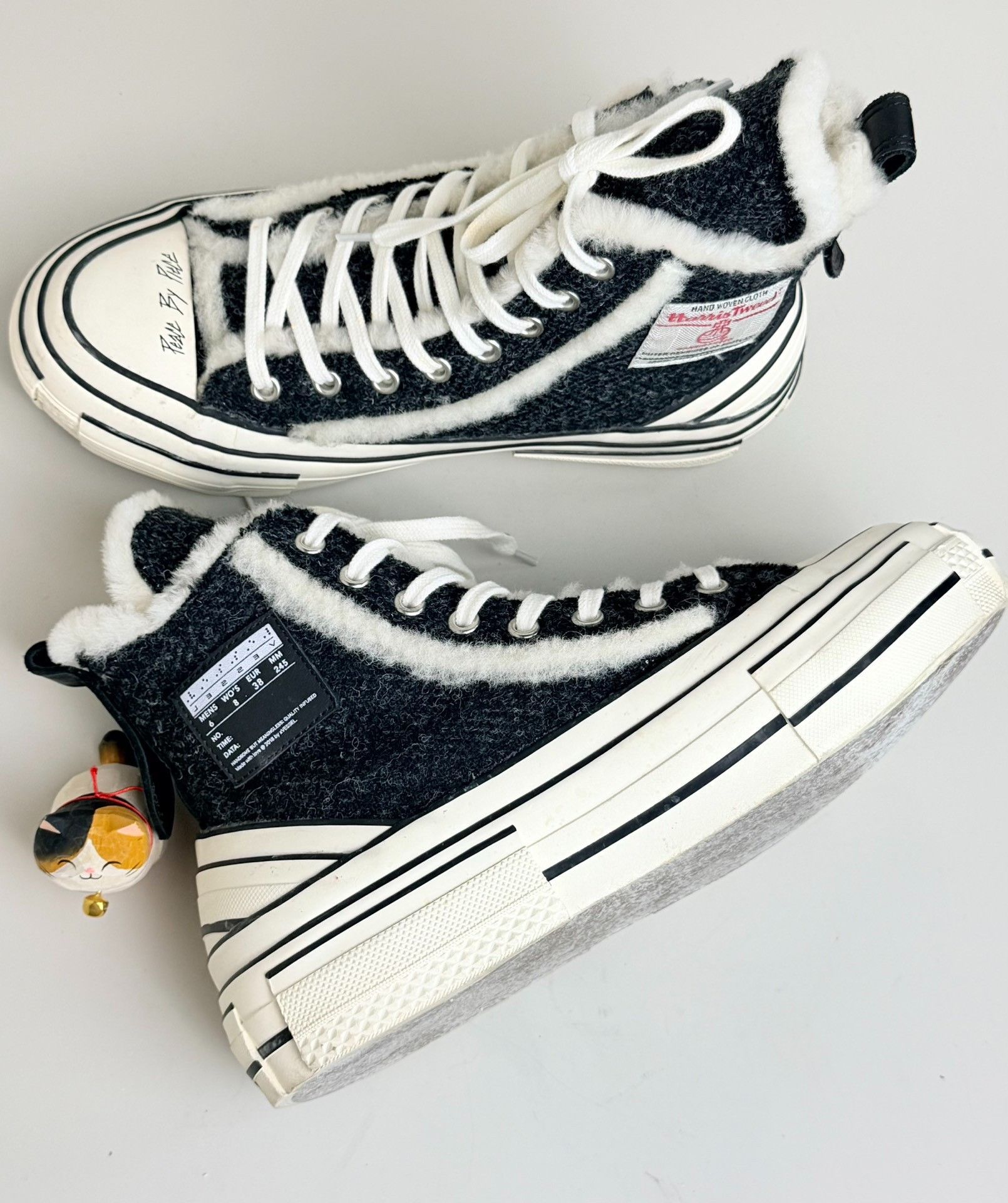 Yohji Yamamoto Yohji Yamamoto Black Lowtop Sneakers us_8 Women Size US 8 / IT 38 - 4 Thumbnail