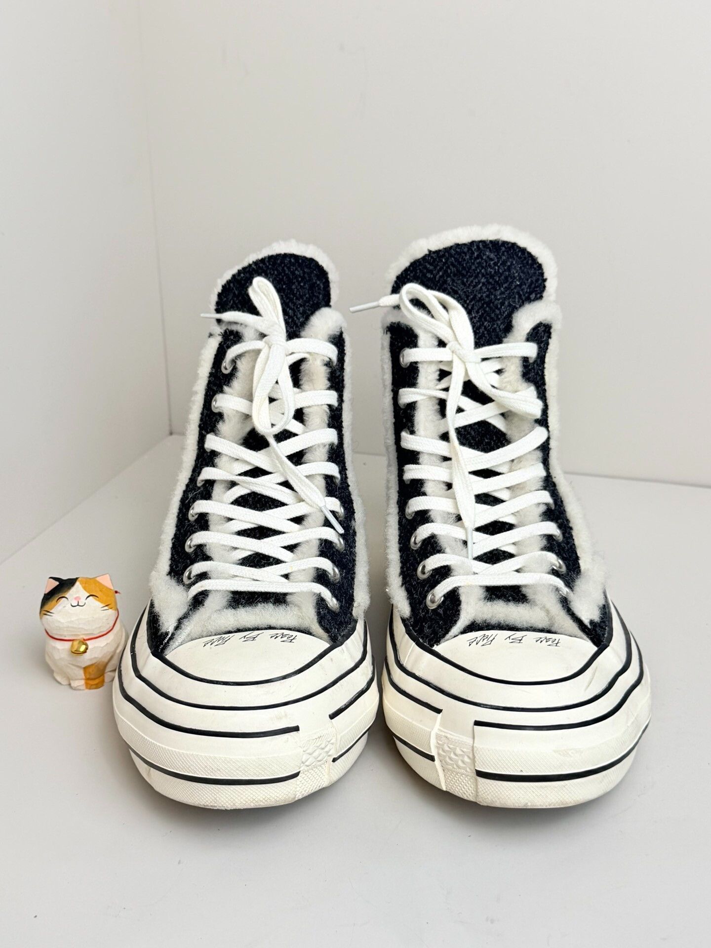 Yohji Yamamoto Yohji Yamamoto Black Lowtop Sneakers us_8 Women Size US 8 / IT 38 - 3 Thumbnail