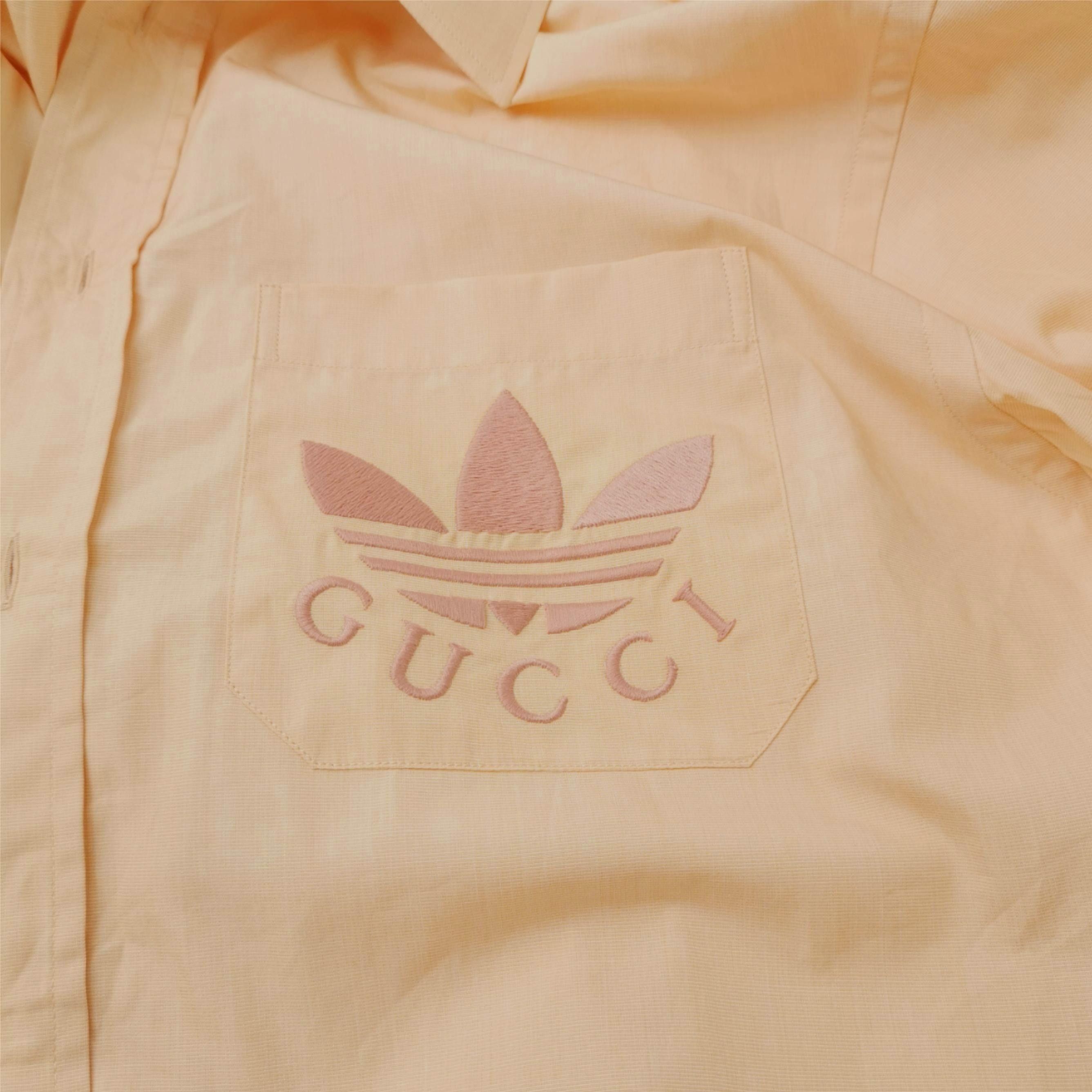 Gucci Gucci x Adidas Trefoil Logo Cotton Shirt 46 Size US S / EU 44-46 / 1 - 3 Thumbnail