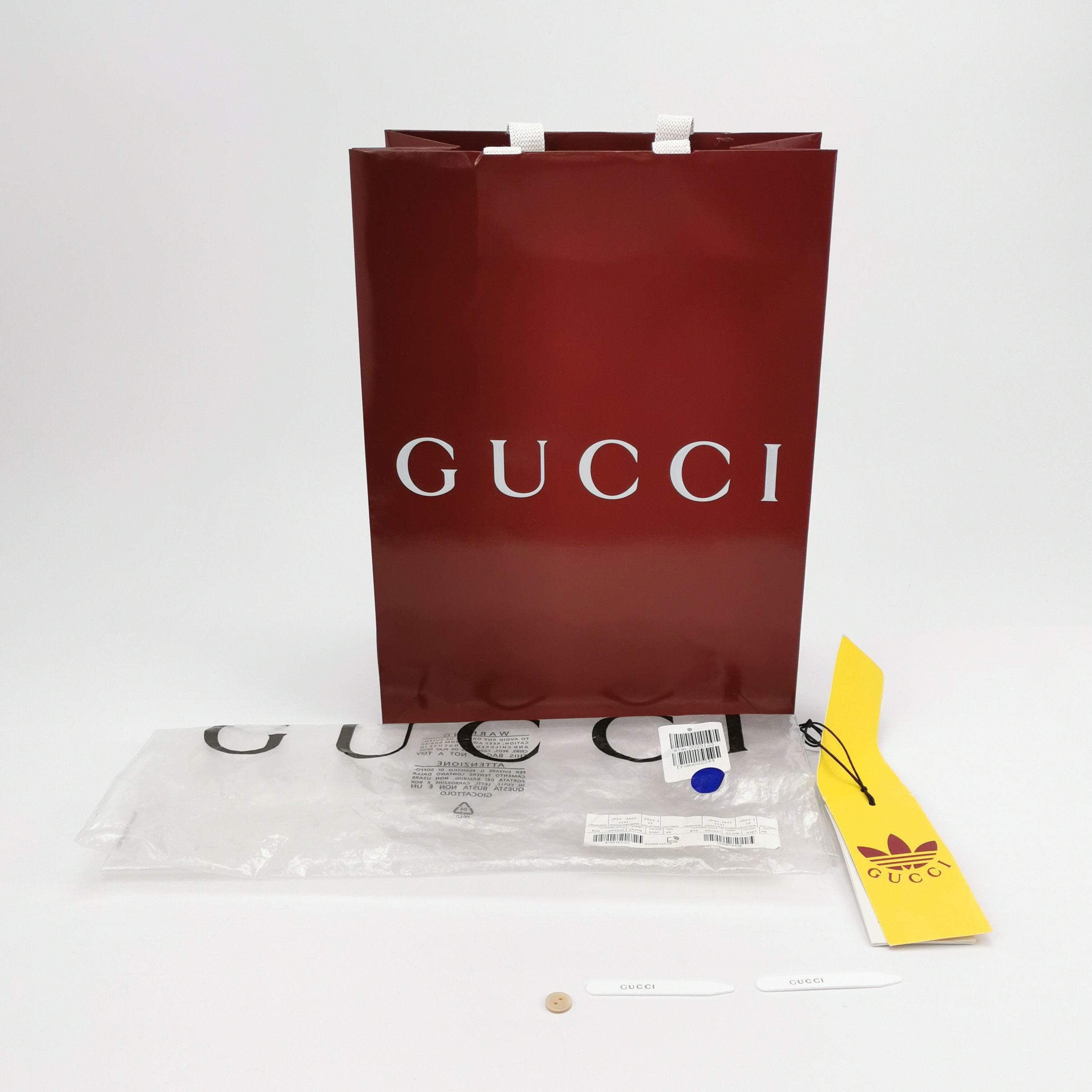Gucci Gucci x Adidas Trefoil Logo Cotton Shirt 46 Size US S / EU 44-46 / 1 - 5 Thumbnail