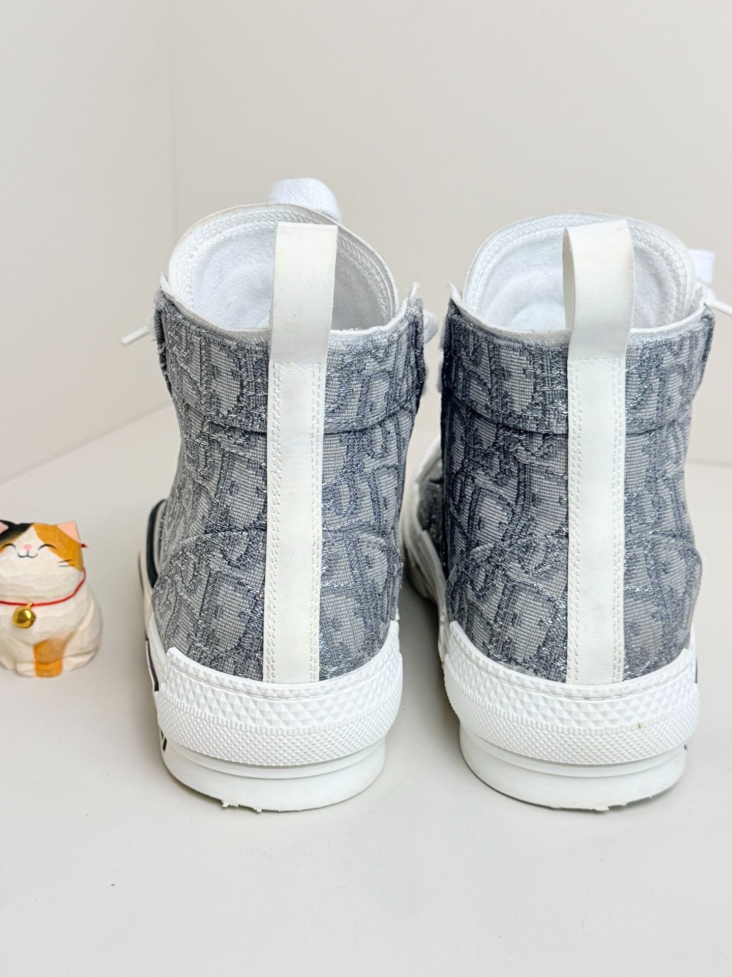 Dior Dior Gray Hitop Sneakers us_9 Women Size US 9 / IT 39 - 6 Thumbnail