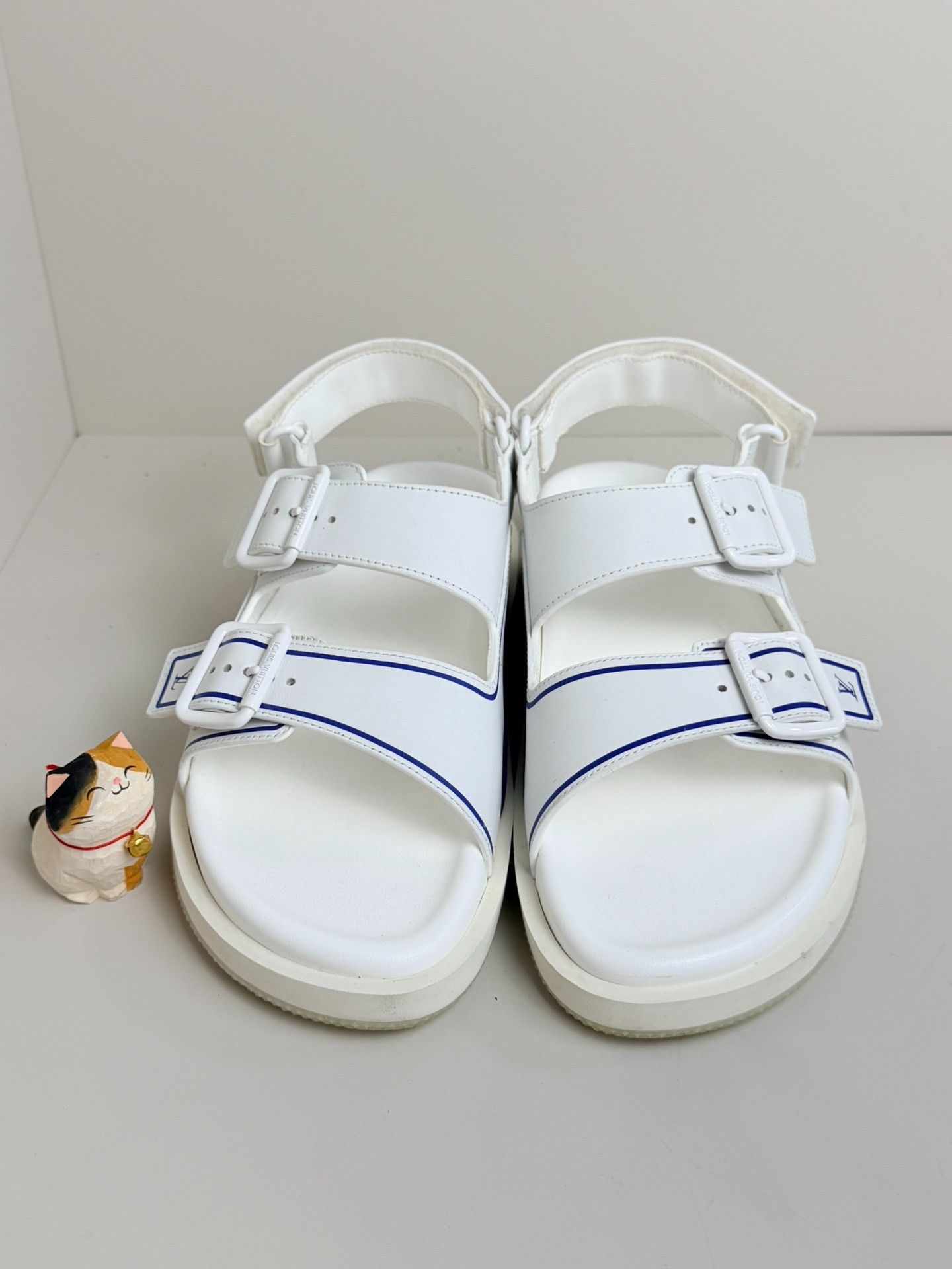 Louis Vuitton Louis Vuitton Training Blue Sandals 8 Men Size US 8 / EU 41 - 3 Thumbnail