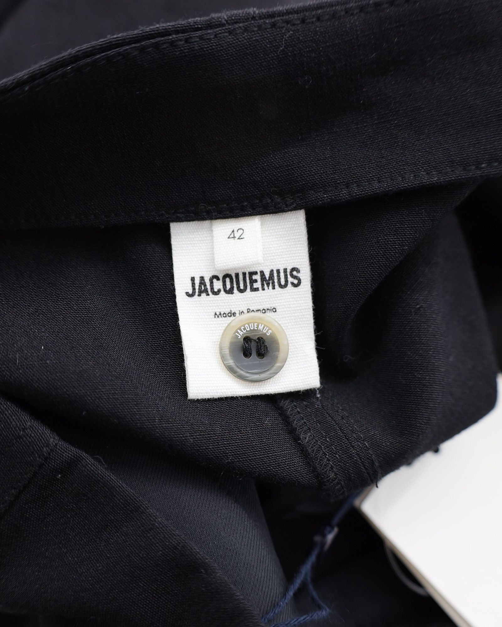 Jacquemus Jacquemus La Montagne Slim-Fit Trousers in Black Viscose Size 25" / US 0 / IT 36 - 4 Thumbnail