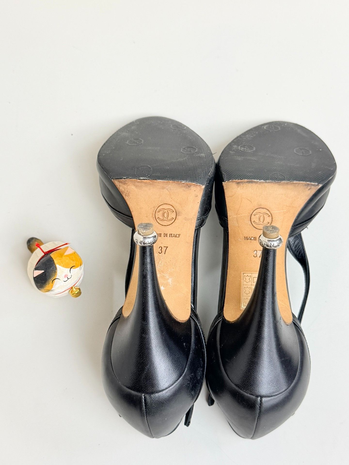 Chanel Chanel Black Sandals us_7 Women Size US 7 / IT 37 - 5 Thumbnail