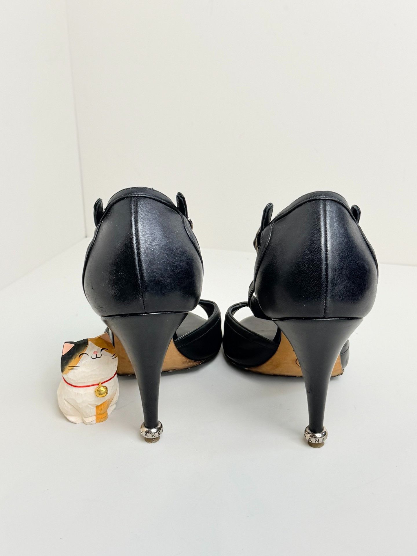 Chanel Chanel Black Sandals us_7 Women Size US 7 / IT 37 - 4 Thumbnail