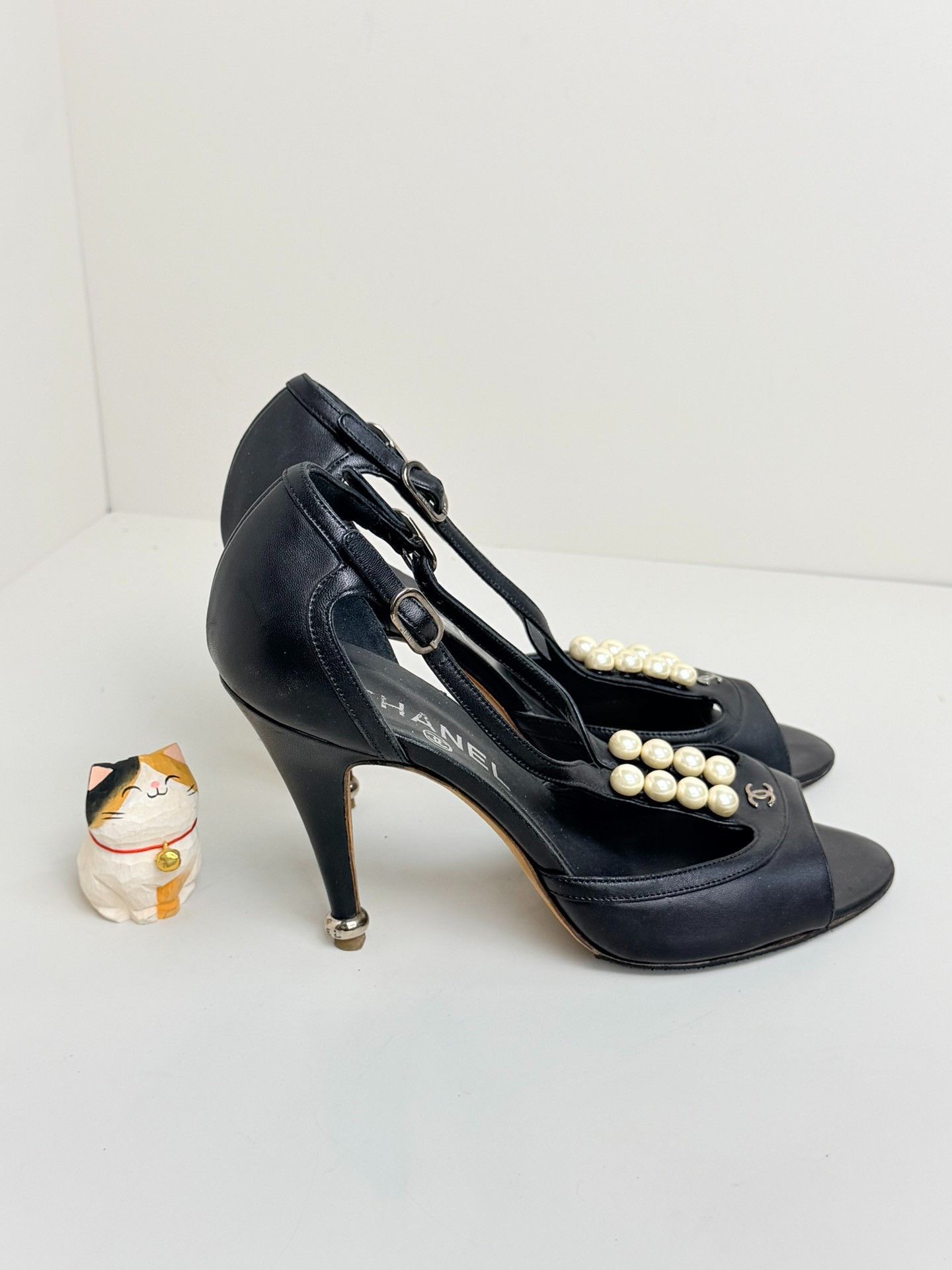 Chanel Chanel Black Sandals us_7 Women Size US 7 / IT 37 - 2 Thumbnail