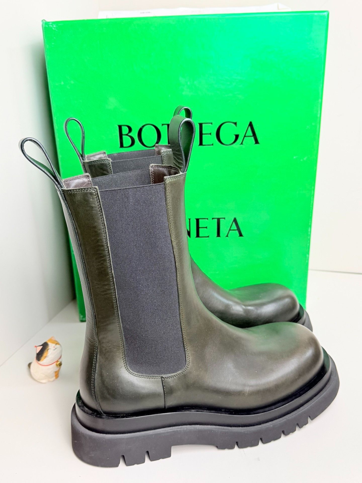 Bottega Veneta Bottega Veneta Green Hitop Sneakers 8 Men Size US 8 / EU 41 - 3 Thumbnail