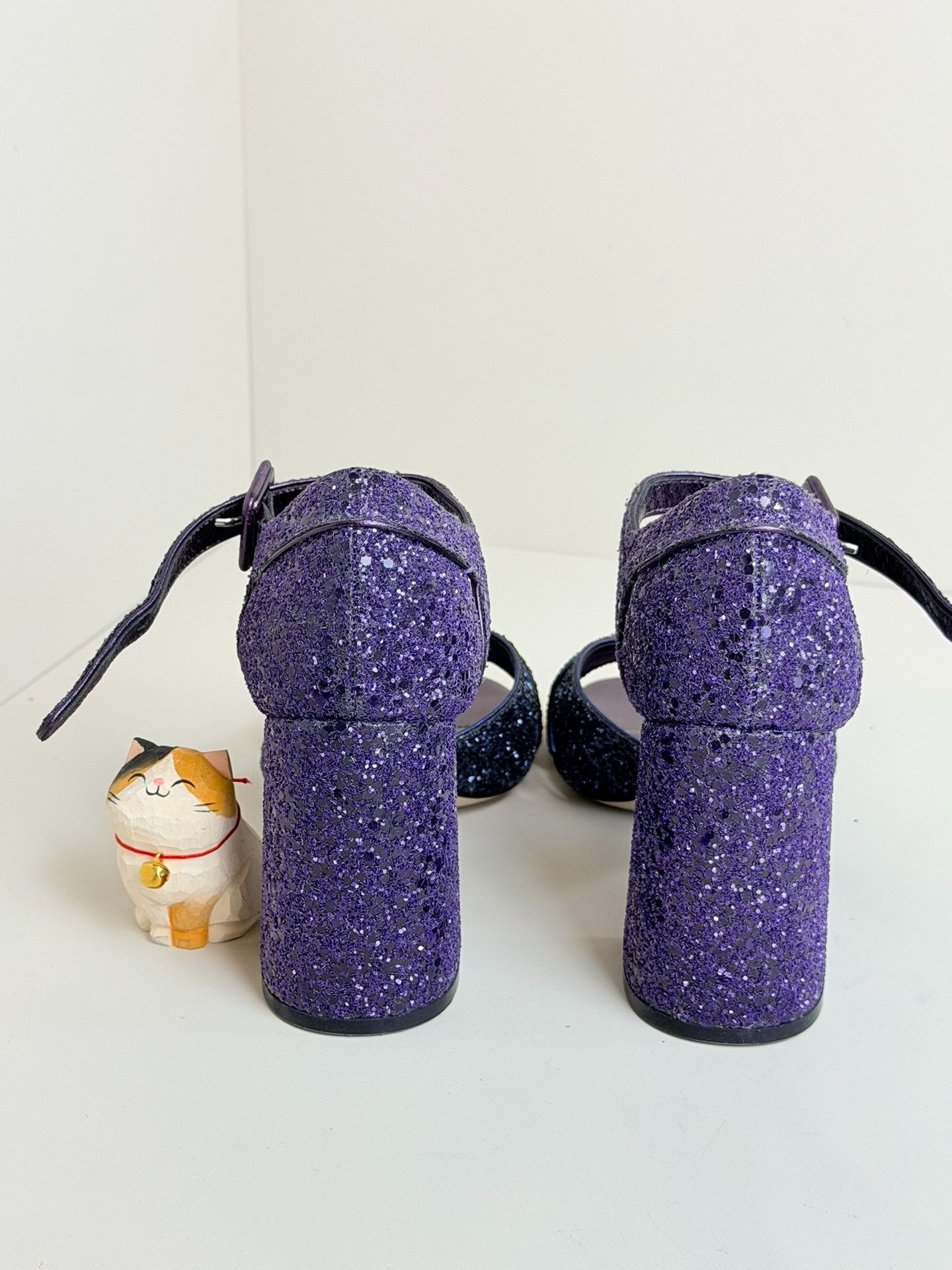 Miu Miu Miu Miu Purple Sandals us_5 Women Size US 5 / IT 35 - 4 Thumbnail
