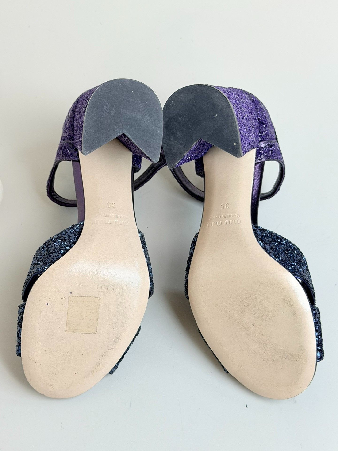 Miu Miu Miu Miu Purple Sandals us_5 Women Size US 5 / IT 35 - 5 Thumbnail