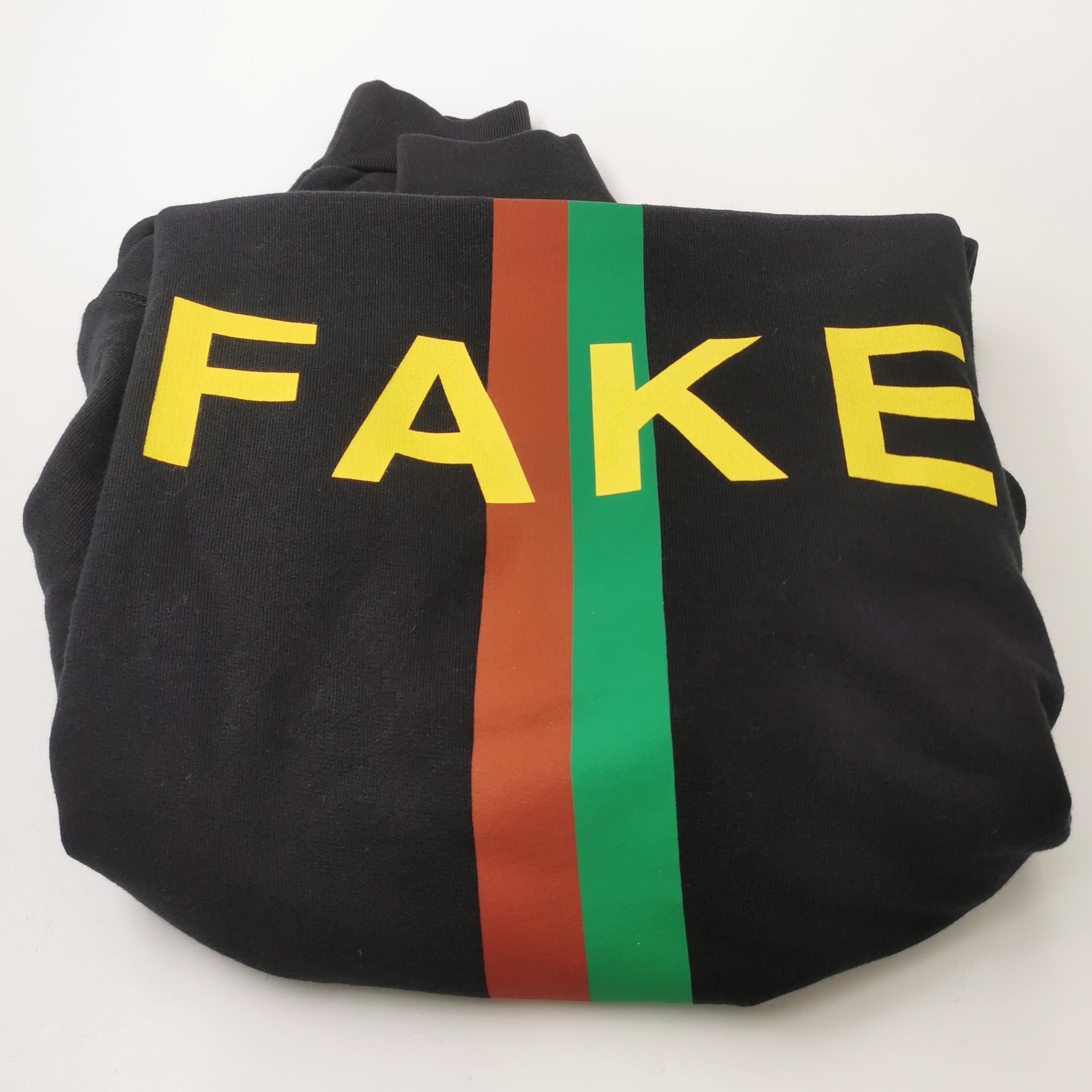 Gucci Gucci Fake Not Stripe Sweatshirt XS Size US XS / EU 42 / 0 - 4 Thumbnail