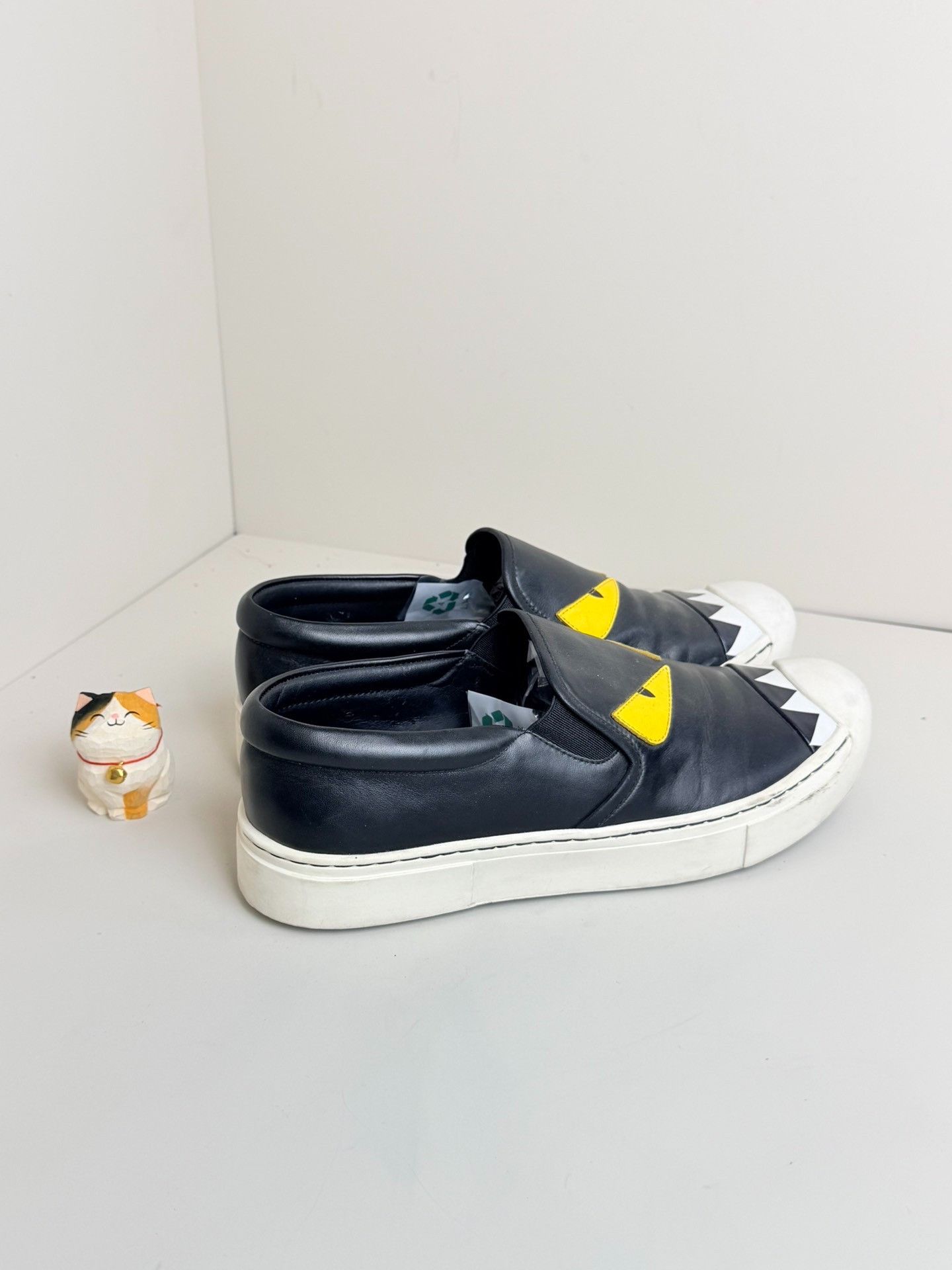 Fendi Fendi Black Lowtop Sneakers us_8 Women Size US 8 / IT 38 - 3 Thumbnail