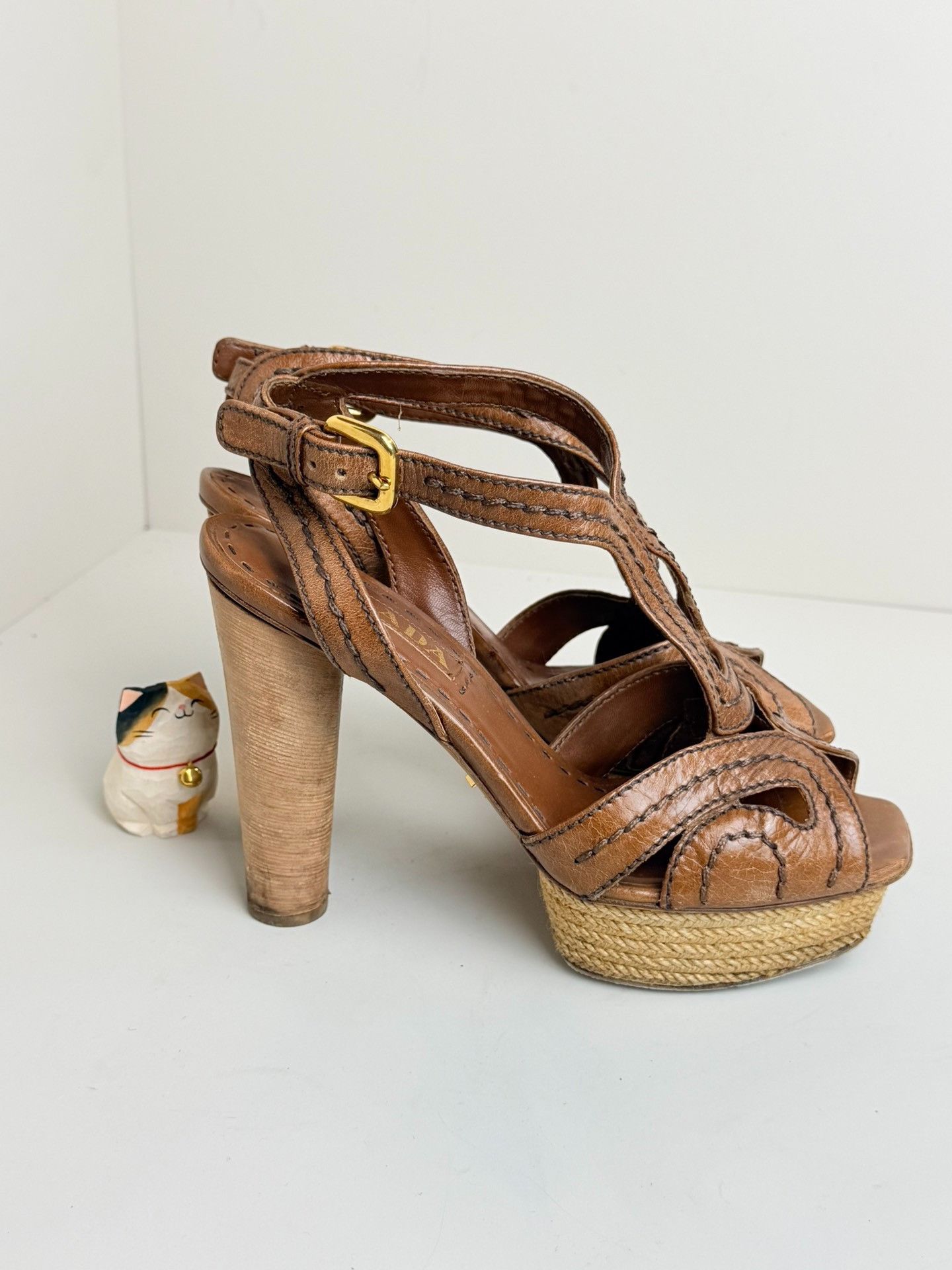 Prada Prada Pink Sandals us_7 Women Size US 7 / IT 37 - 3 Thumbnail