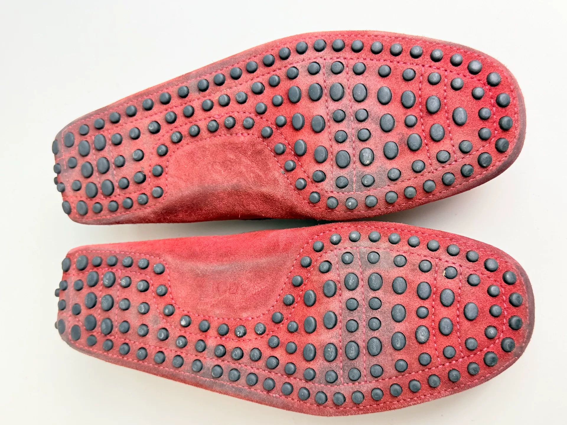 Tod's Tod's Suede Red Lowtop Sneakers us_5 Women Size US 5 / IT 35 - 5 Thumbnail