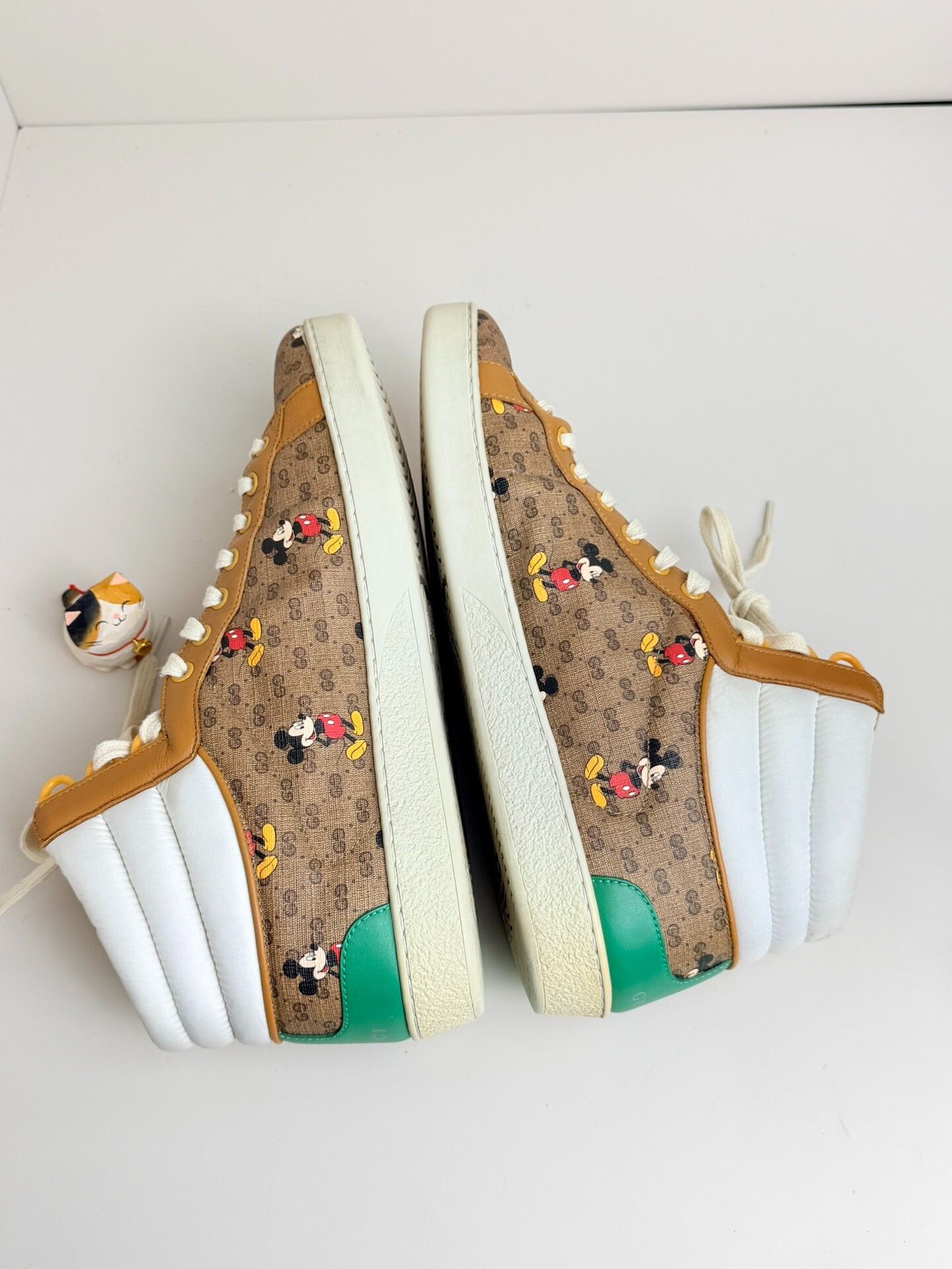 Gucci Gucci Collab Beige Hitop Sneakers 10 Men Size US 10 / EU 43 - 5 Thumbnail