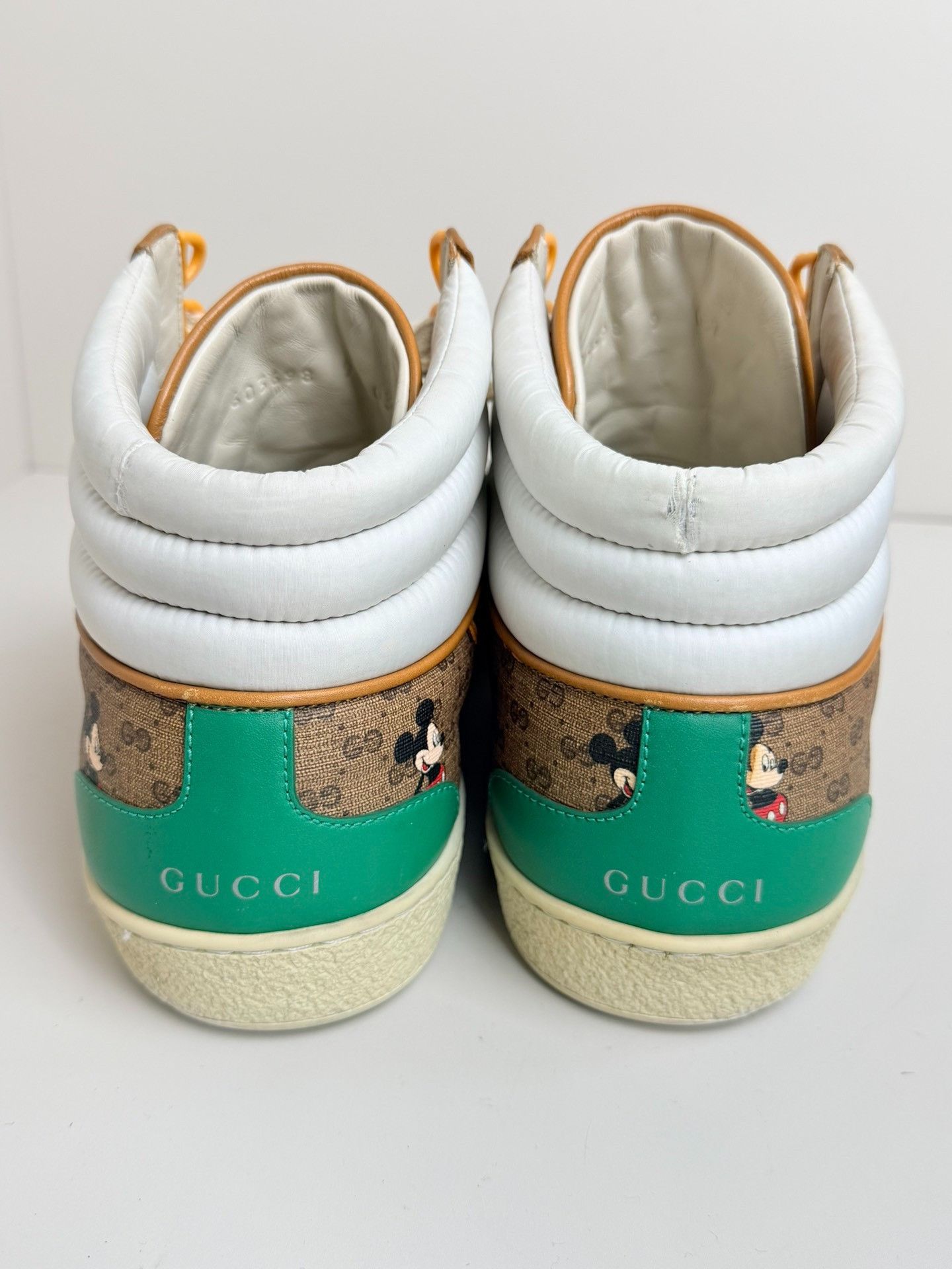 Gucci Gucci Collab Beige Hitop Sneakers 10 Men Size US 10 / EU 43 - 4 Thumbnail
