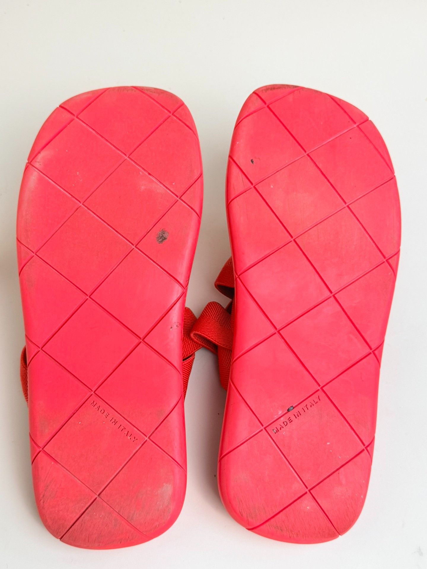 Bottega Veneta Bottega Veneta Knit Red Sandals us_9 Women Size US 9 / IT 39 - 5 Thumbnail