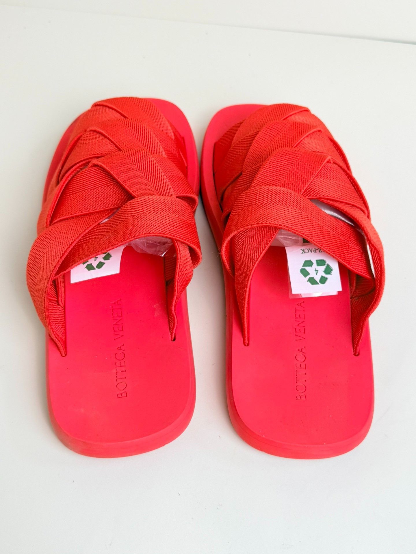 Bottega Veneta Bottega Veneta Knit Red Sandals us_9 Women Size US 9 / IT 39 - 4 Thumbnail