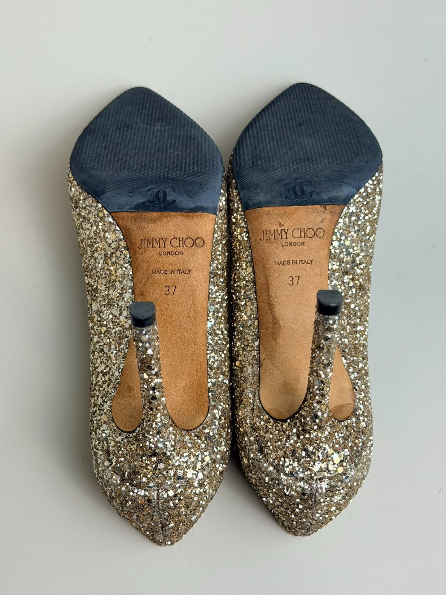 Jimmy Choo Jimmy Choo Gold Lowtop Sneakers us_7 Women Size US 7 / IT 37 - 5 Thumbnail