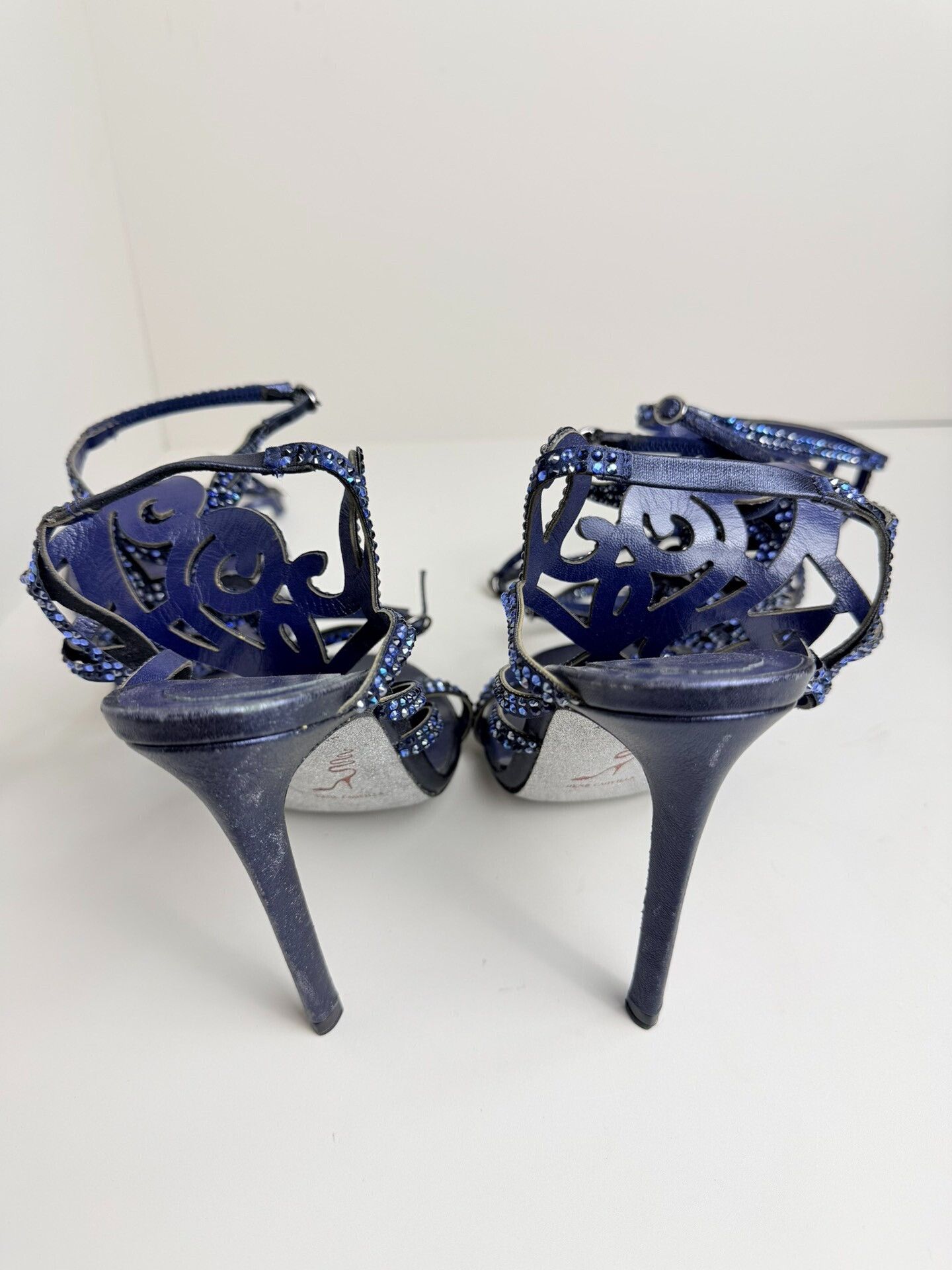 Rene Caovilla Rene Caovilla Blue Sandals us_8-5 Women Size US 8.5 / IT 38.5 - 3 Thumbnail