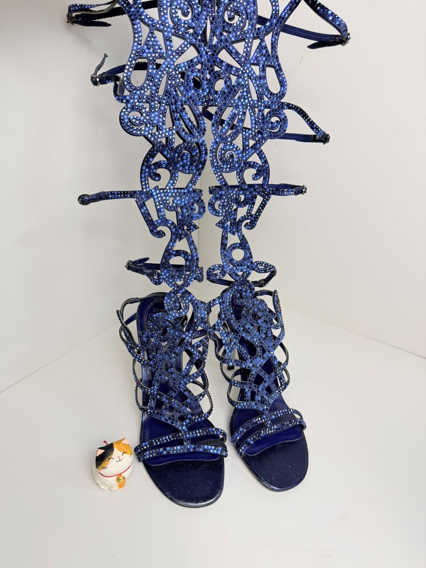 Rene Caovilla Rene Caovilla Blue Sandals us_8-5 Women Size US 8.5 / IT 38.5 - 4 Thumbnail